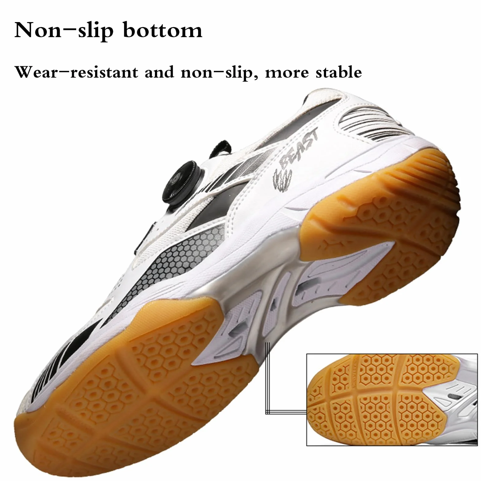 Scarpe da Tennis Badminton Leggere Traspiranti Antiscivolo per Tennis Squash Pallavolo