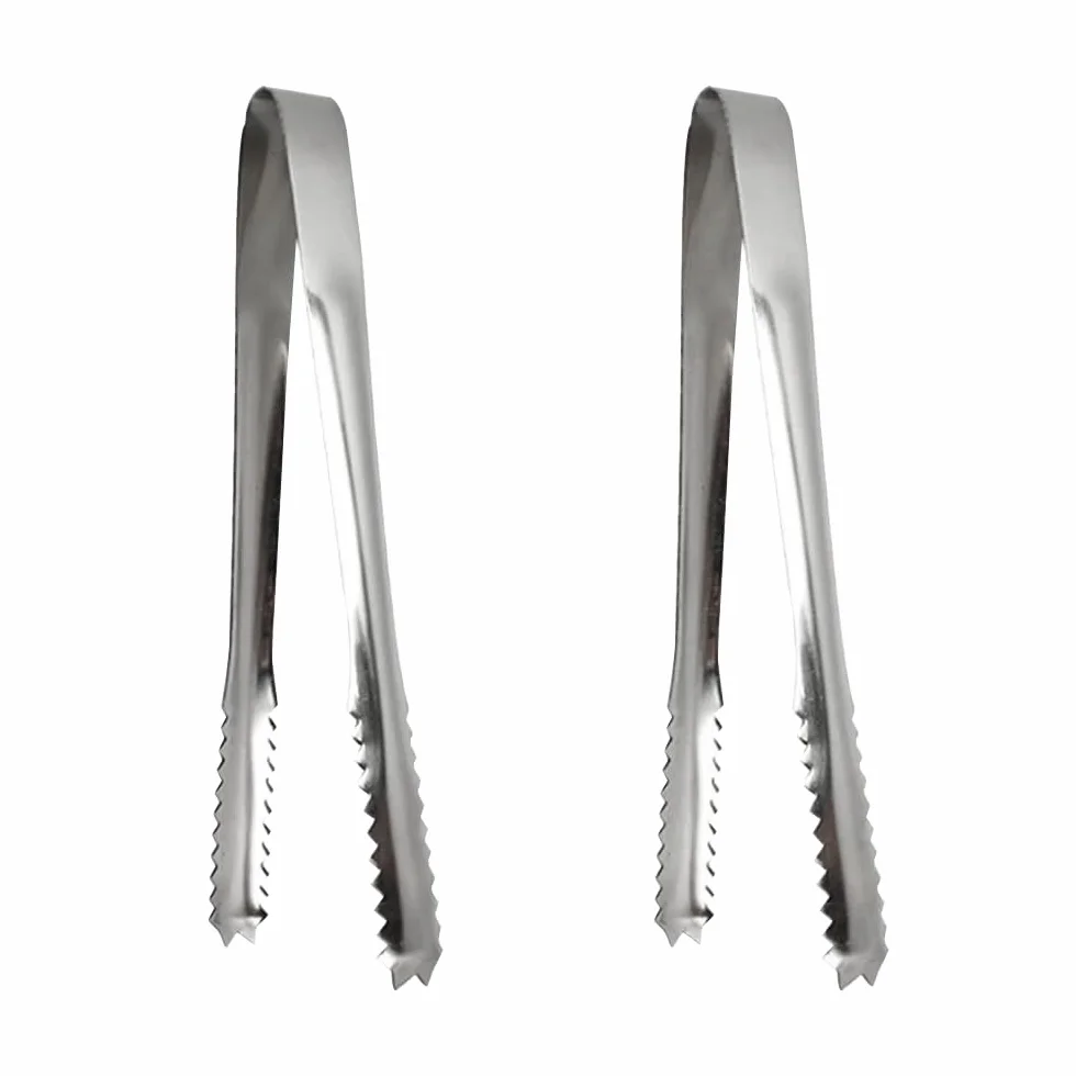 Pinze per Zucchero Acciaio Inox 2 Pezzi per Cucina Bar Caffè
