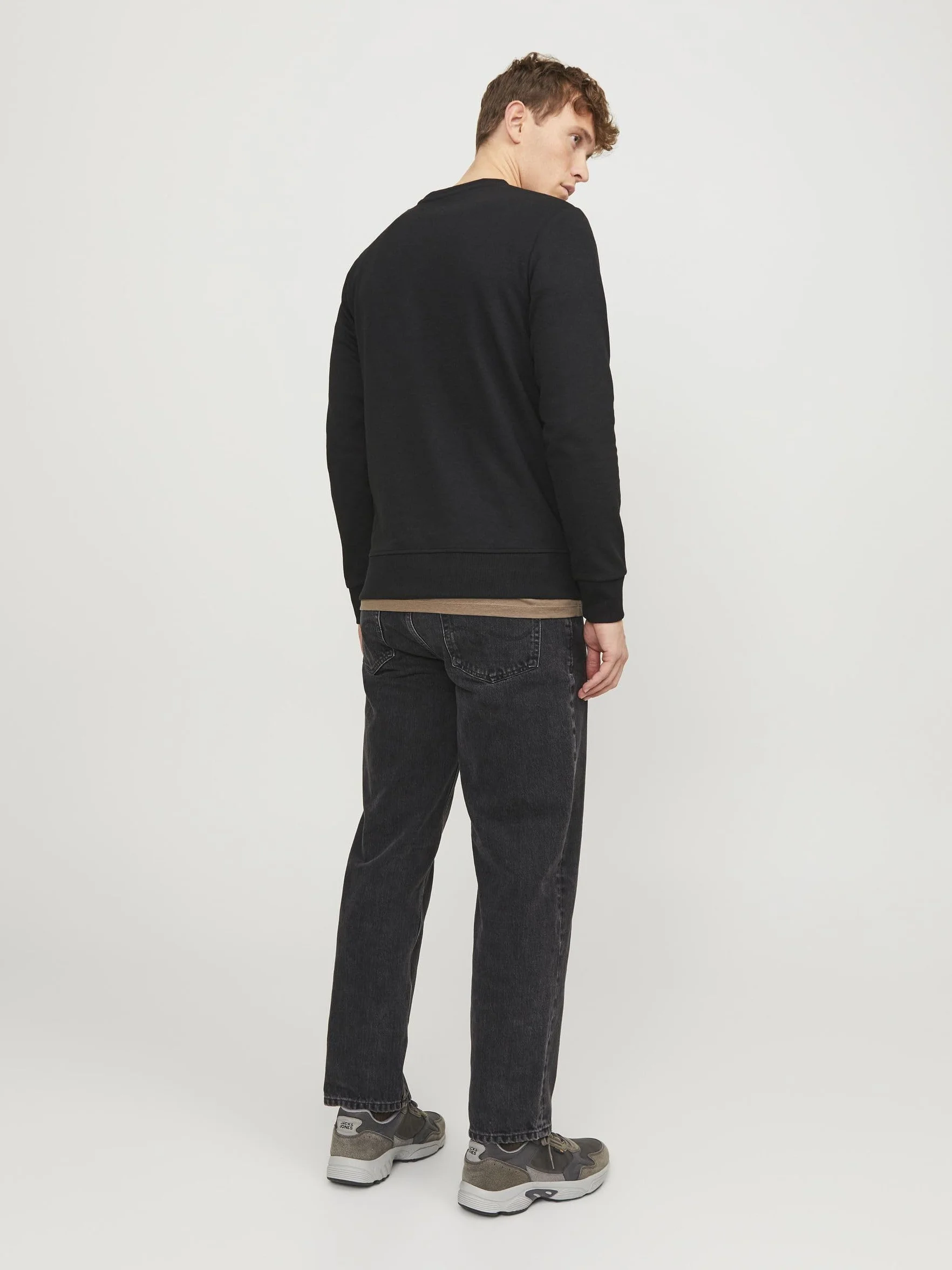 JACK & JONES JJEBASIC Sweat Crew Neck Felpa Maniche Lunghe