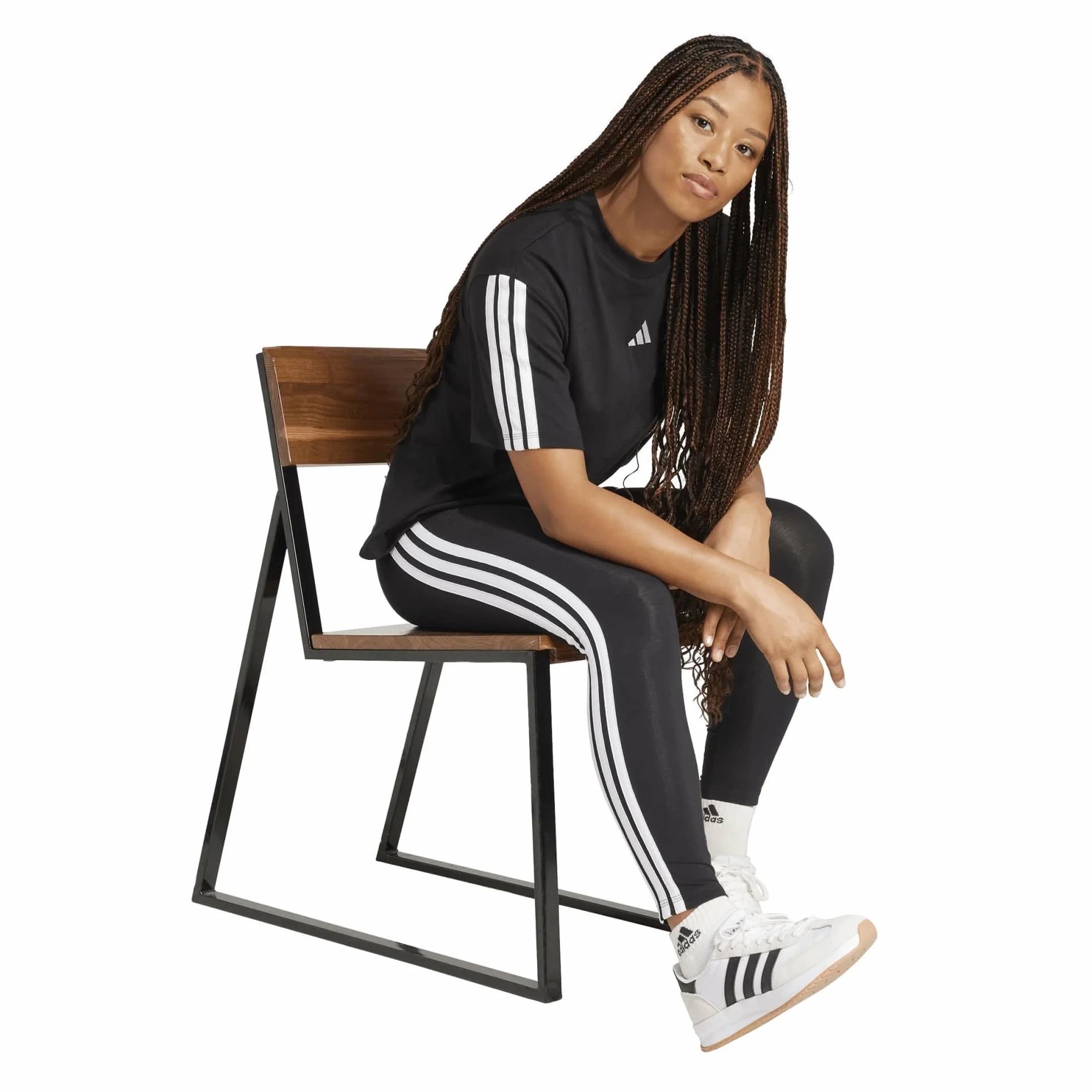 adidas Leggings Essentials 3-Stripes Cotton
