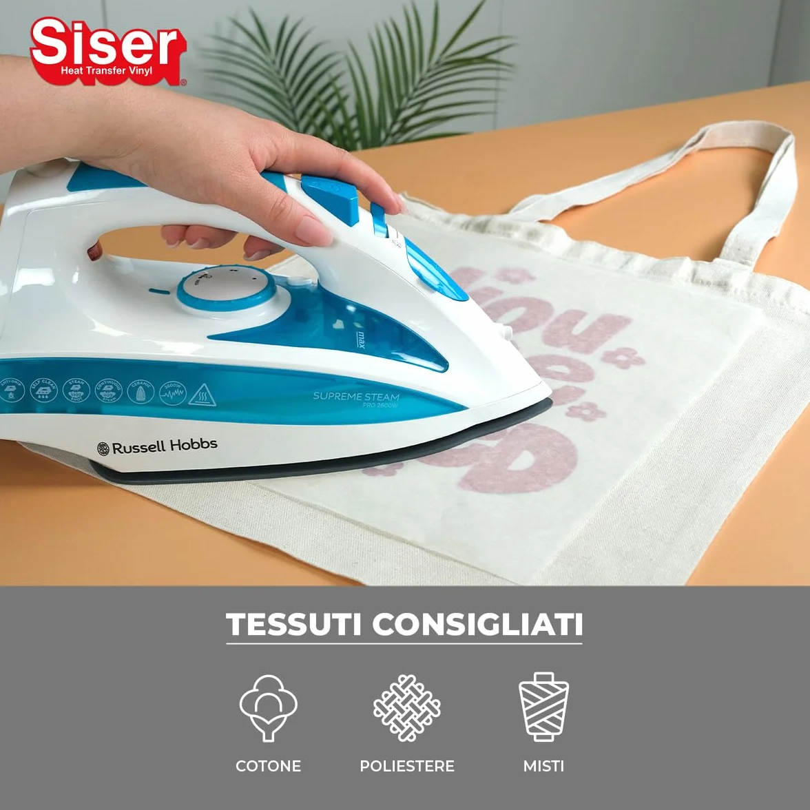 Siser Metal Red Rosso Vinile Termotrasferibile Metallizzato 30cm x 0,5mt