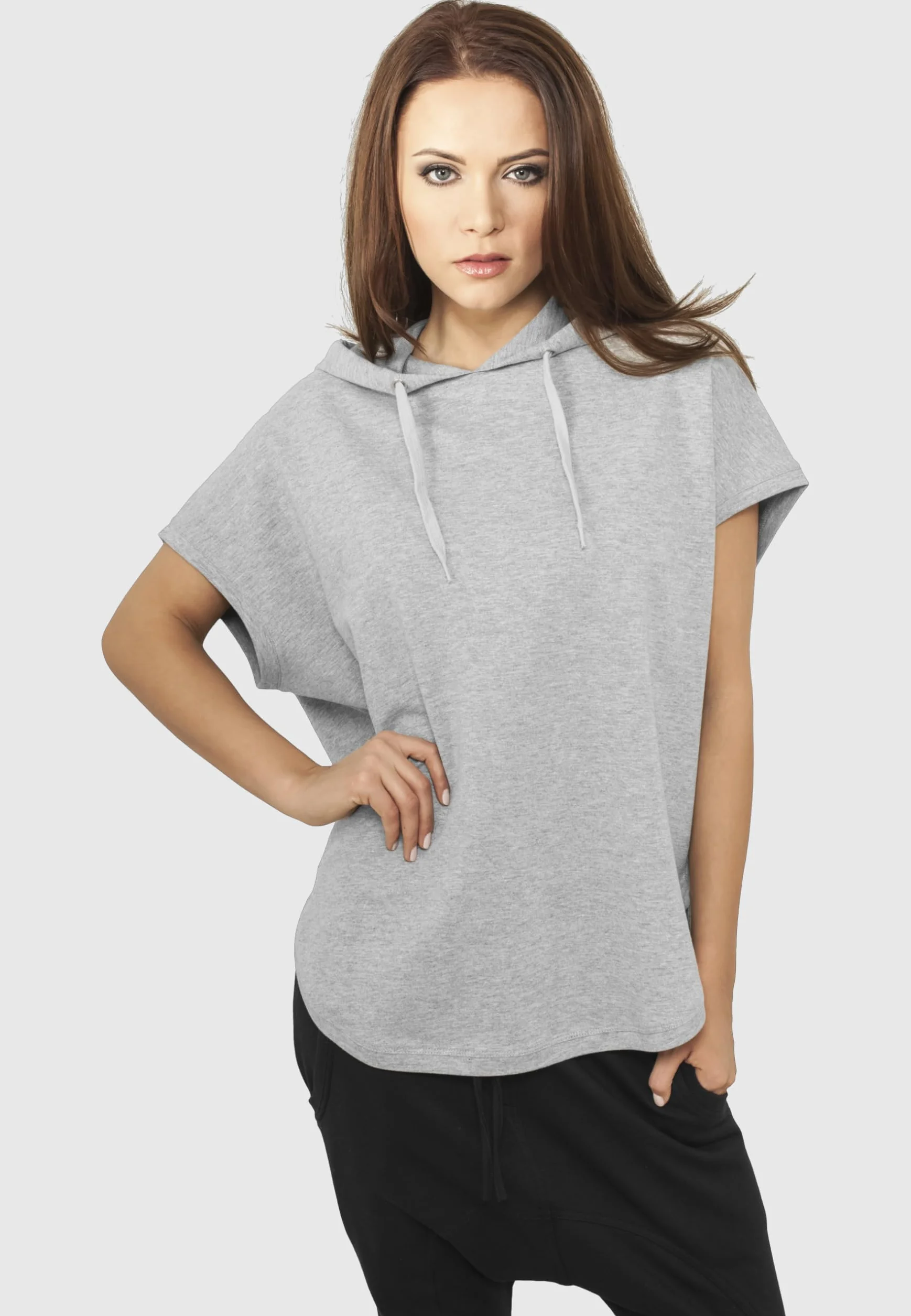 Urban Classics Damen Ladies Sleeveless Jersey Hoody