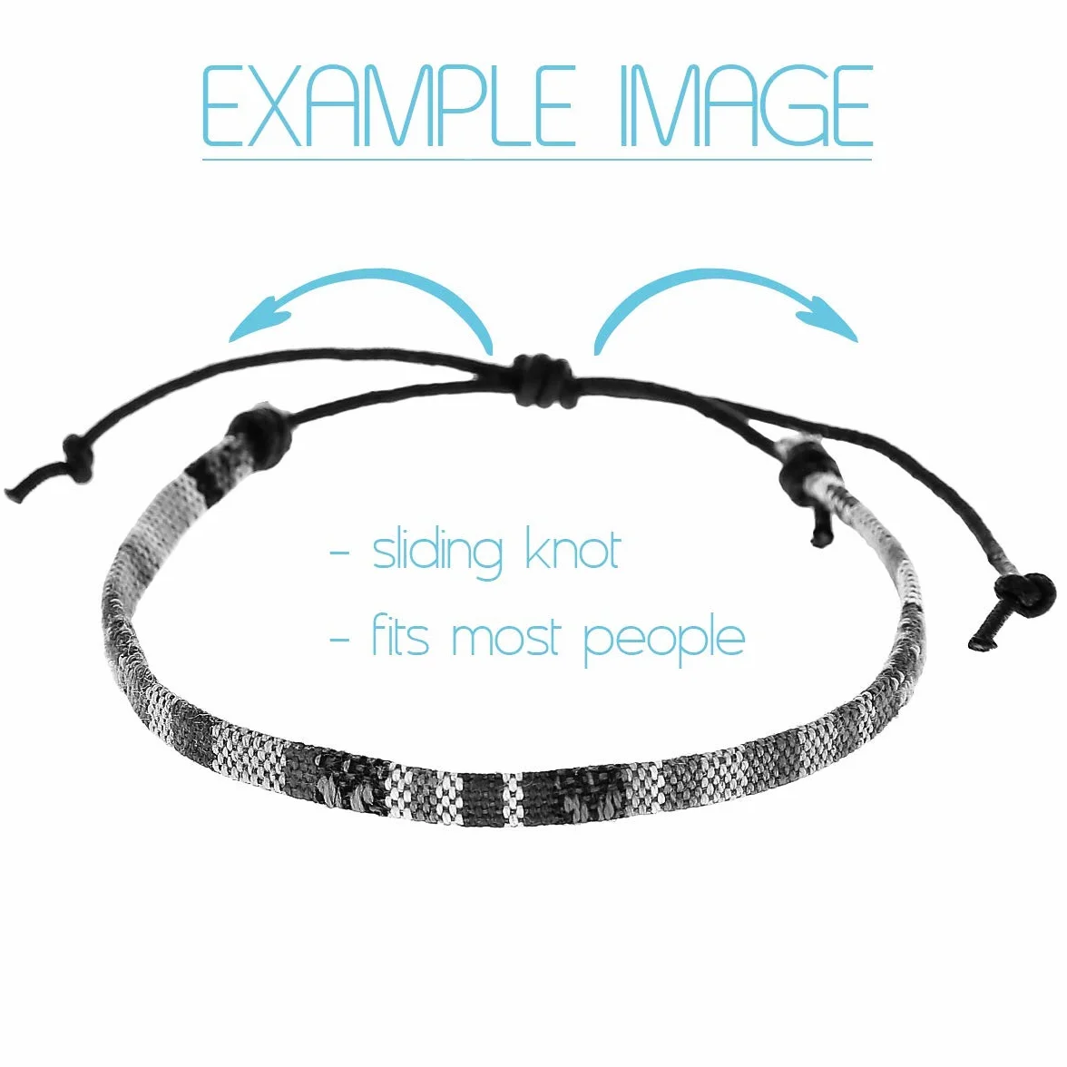Nami Cavigliera Surfer Set di 2 Uomo e Donna - Cavigliera Sottile Boho Hippie Etnico - Accessori Fatti a Mano Impermeabile Regolabile (bianco & azzurro)