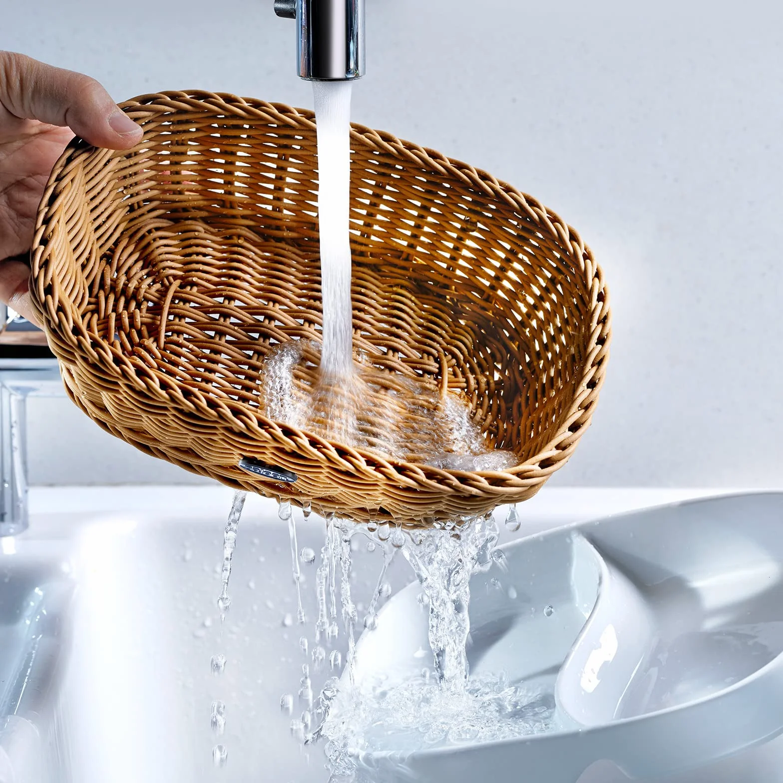 Westmark Cestino da tavola, Adatto per Hotel e ristoranti, Ovale, Circa 23,5 x 16 x 6,5 cm, in Fibra Sintetica, Saleen Coolorista Edition, Beige Chiaro, 02087330101
