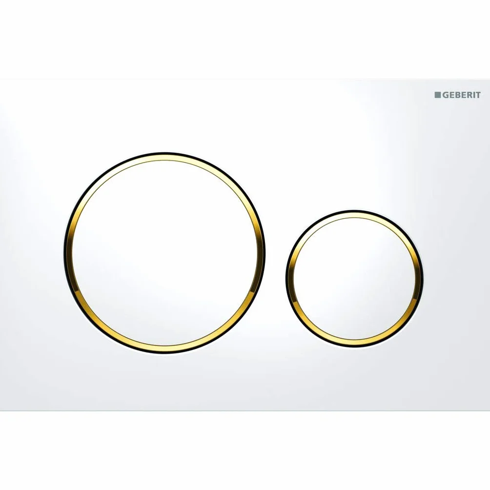 Plaque de fixation Geberit Sigma20 pour rinçage à 2 quantités, 115.882.KK.1, 115.882.KK.1, Colorazione: bianco