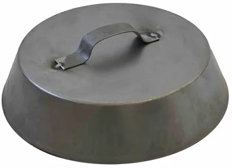 COPPO TONDO DIAM.44 PER CAMINO per cottura sotto la brace MADE IN ITALY