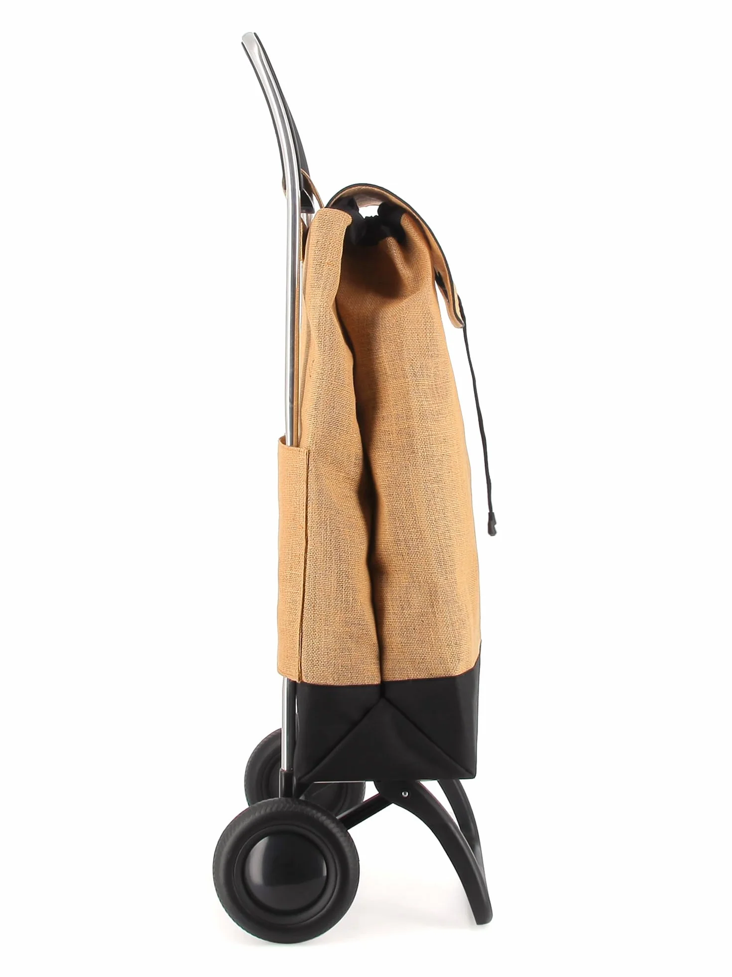 Carrello Portaspesa Rolser I-Max Yute Bi 2 ruote - Natural Nero