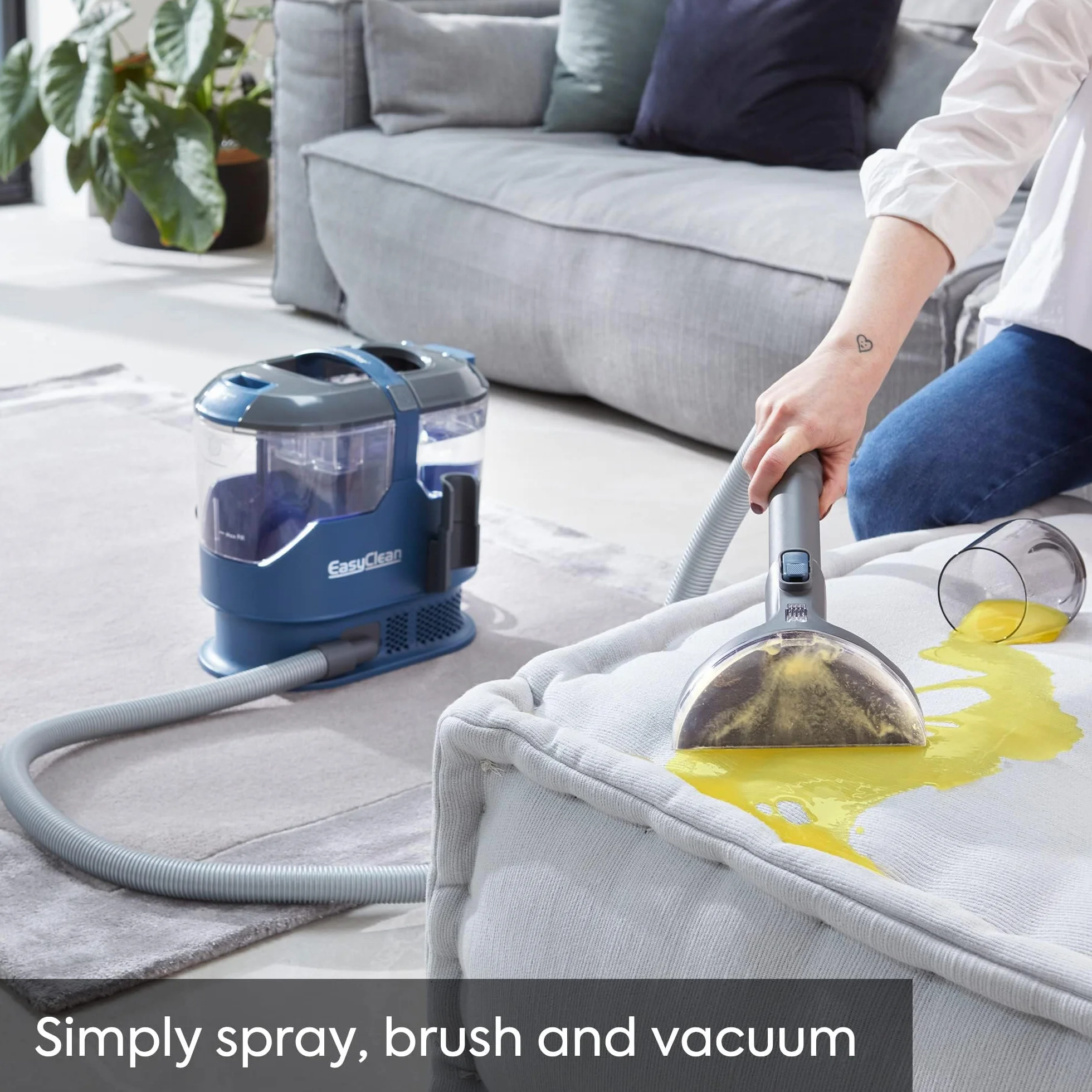 Vacmaster SCA0801 Lavatappeti Detergente per Tappezzeria & Macchie | Aspirapolvere umido e secco Potenza detergente Per divani, tappeti, tappezzeria, automobili | 800 W