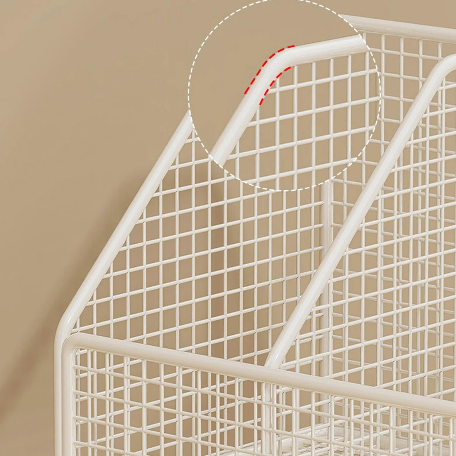 Carrello porta libri con ruote, sotto la scrivania, organizer per file, libreria mobile versatile per cucina, ufficio, lavanderia, camera da letto, 2 Strato Bianco