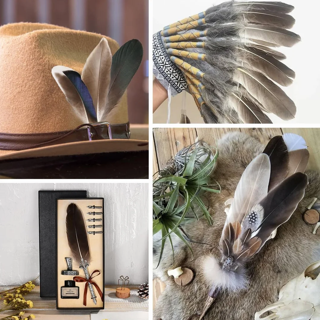 Piume naturali 50 pezzi fagiano colori assortiti per gioielli fai da te cappelli maschera festa