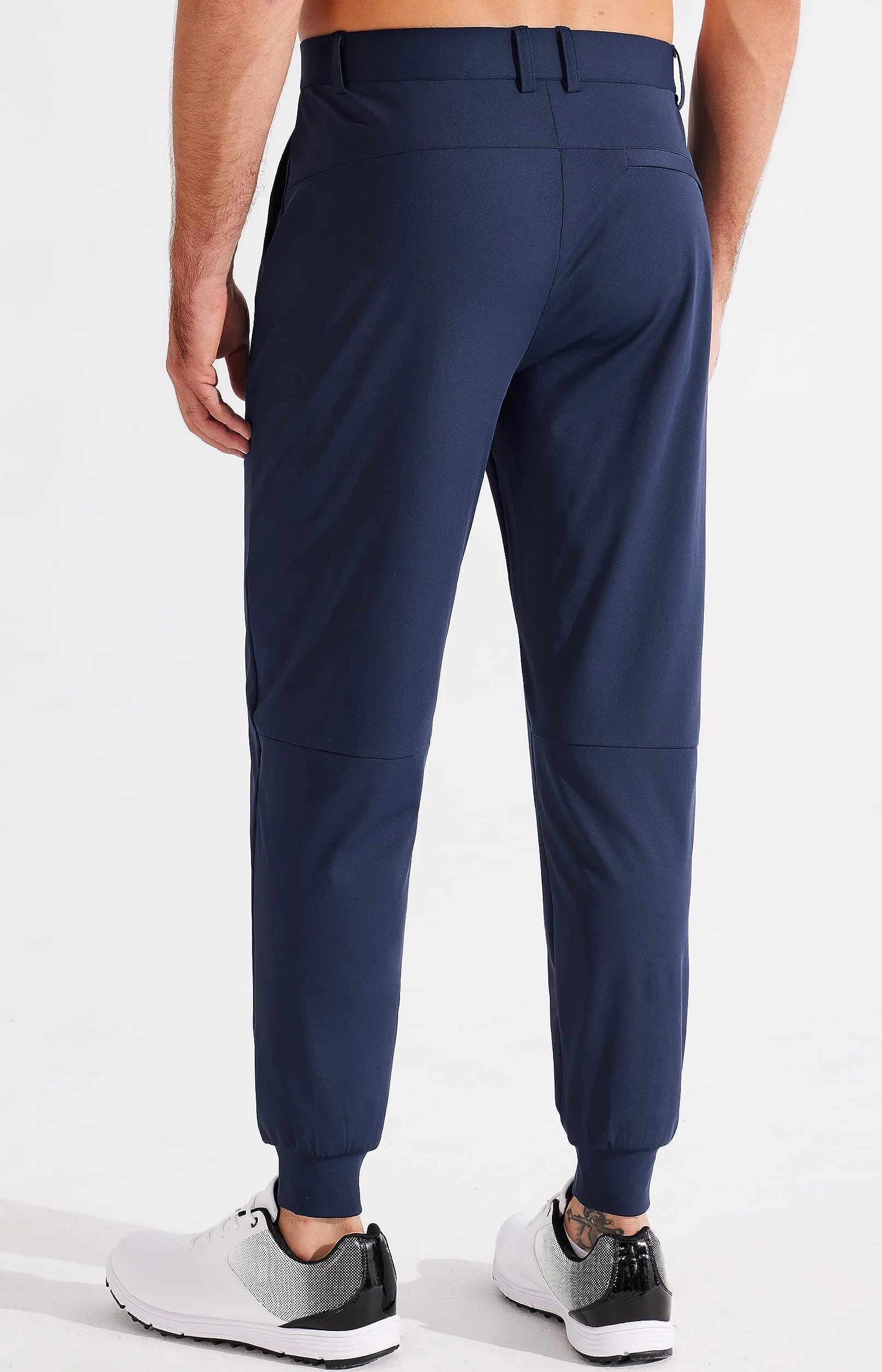 Pantaloni da Golf Uomo Slim Fit Jogger con Tasche