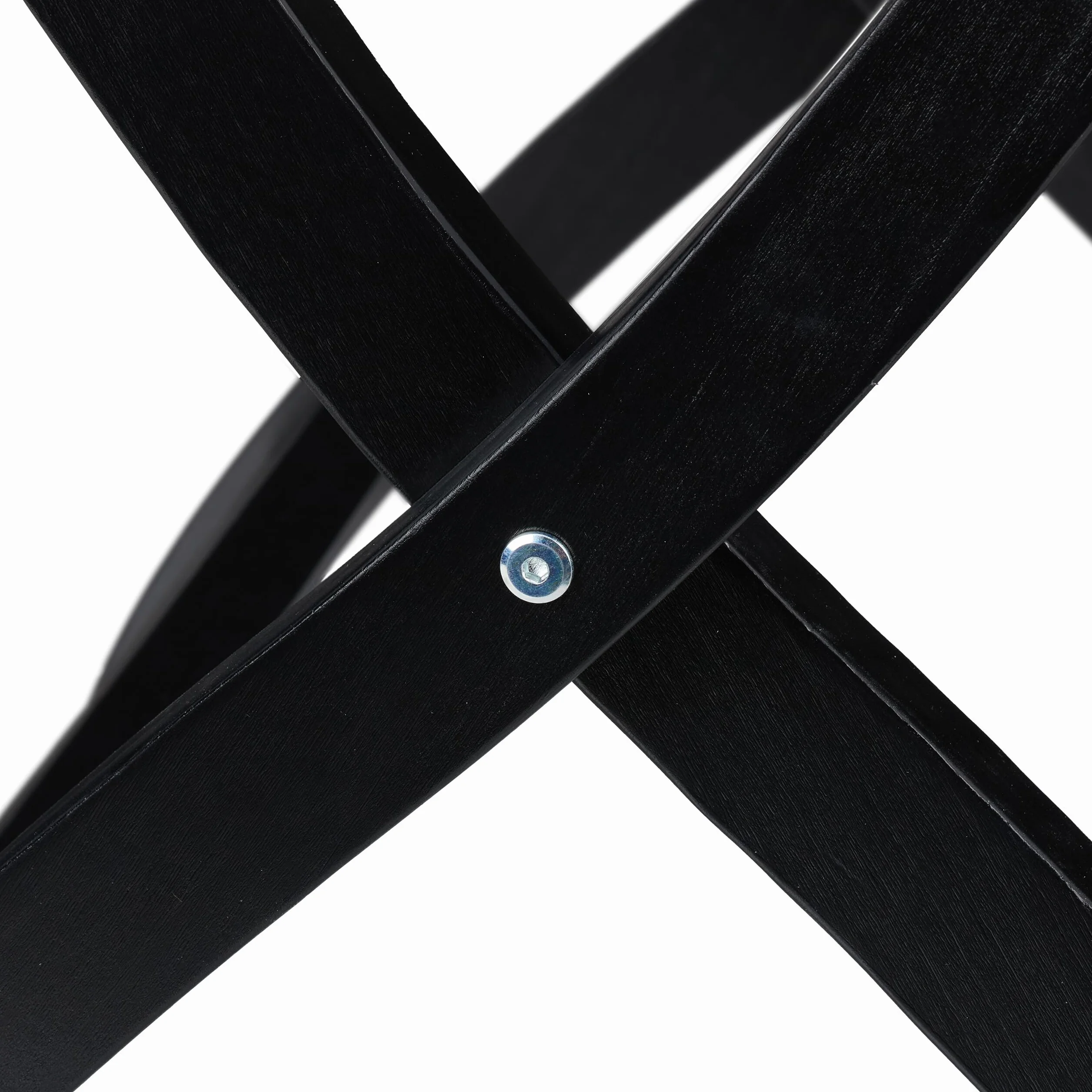 Relaxdays Portavaligie da Camera Stand Reggivaligia in Legno Pieghevole 75x60x41 cm Nero