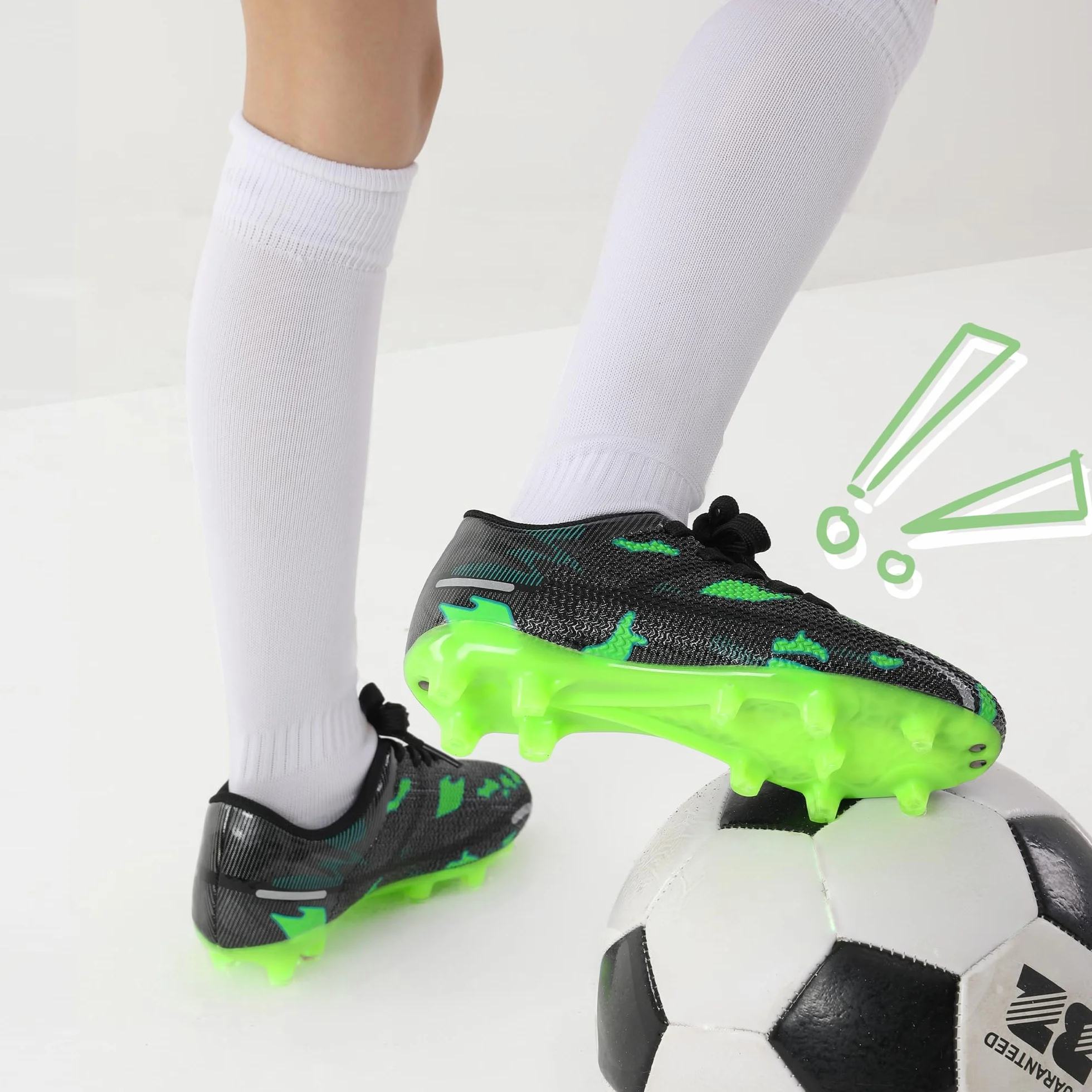 DREAM PAIRS Ragazzi e Ragazze Scarpe da Calcio per Bambini Traspiranti Unisex attività all'Aria Aperta