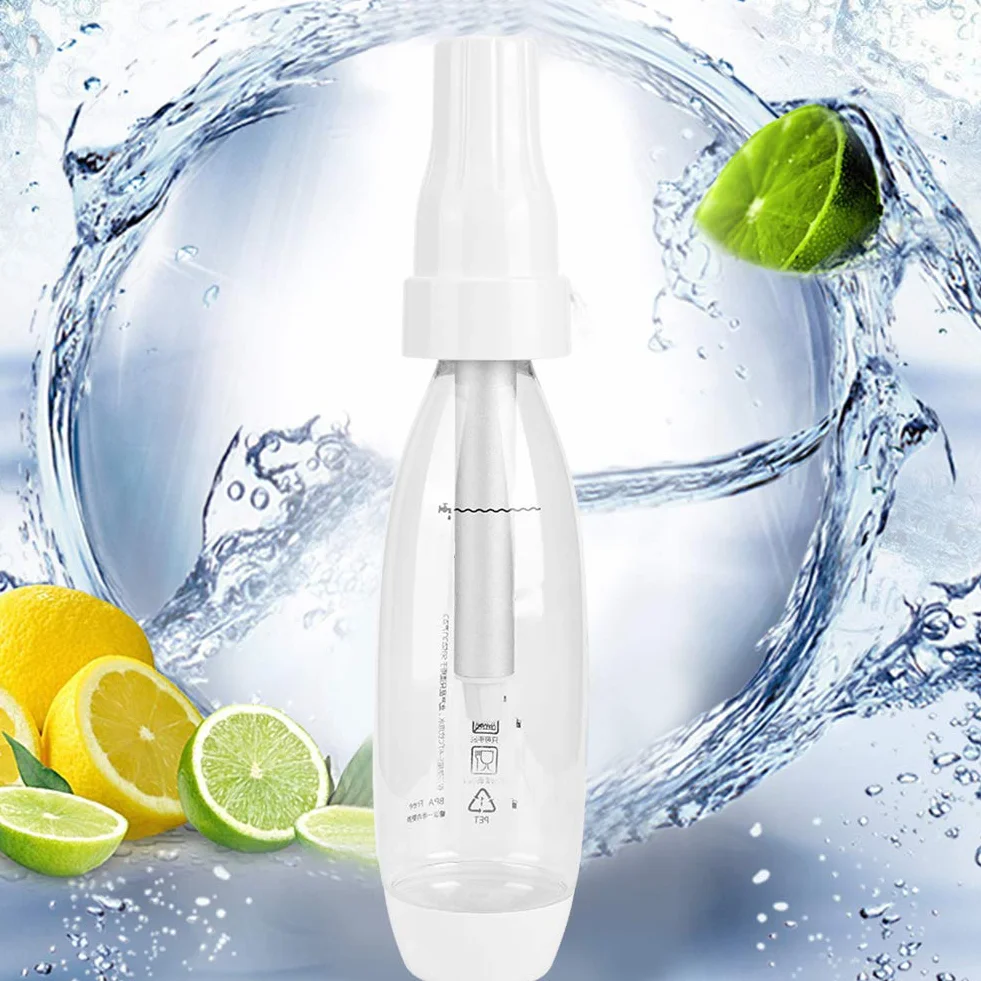 Macchina per acqua frizzante 1000ML, macchina per la soda della bolla della maniglia portatile distributore di bevande gassate fatte in casa