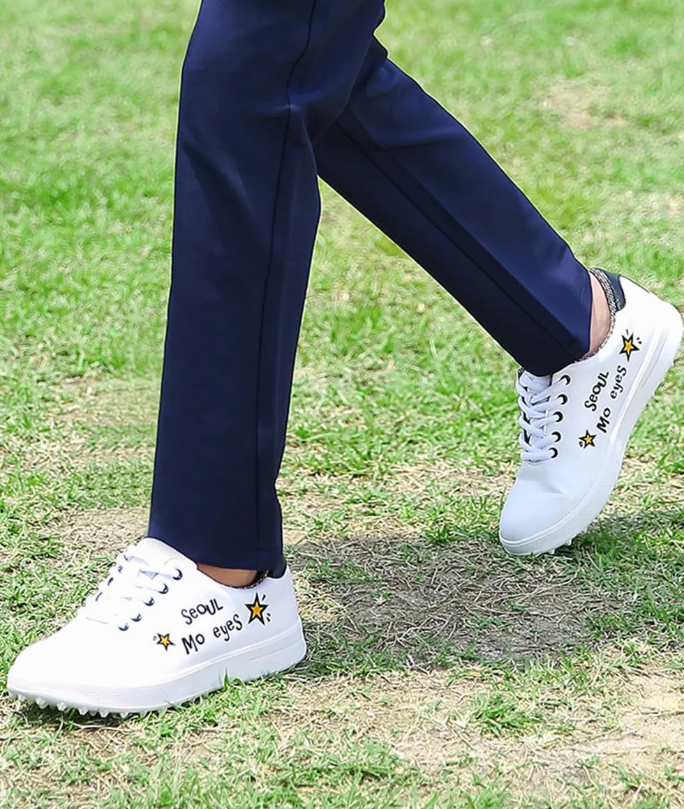 Scarpe da Golf Impermeabili Antiscivolo per Bambini Ragazze Ragazzi Adolescenti