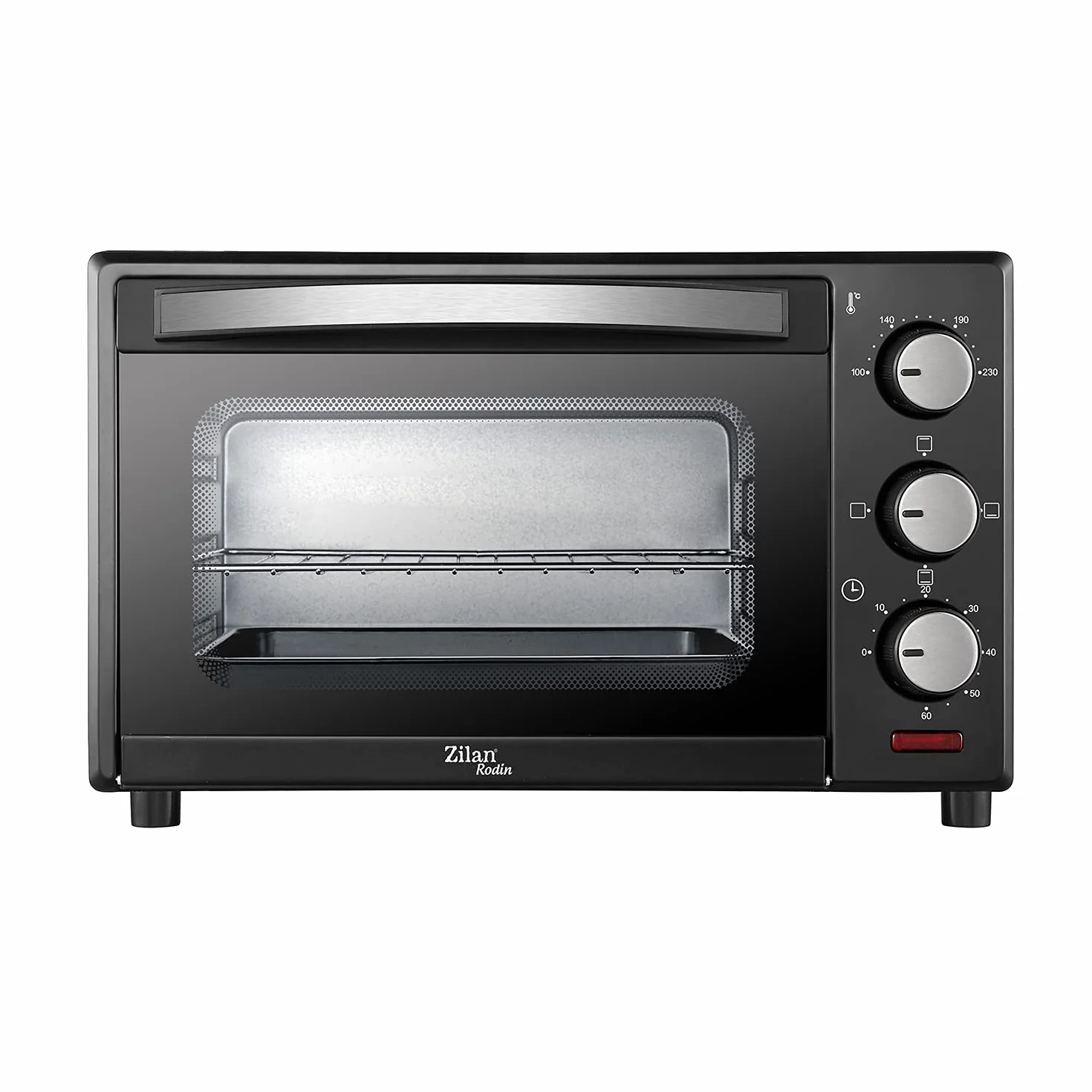 Zilan forno elettrico 15 litri doppia protezione in vetro