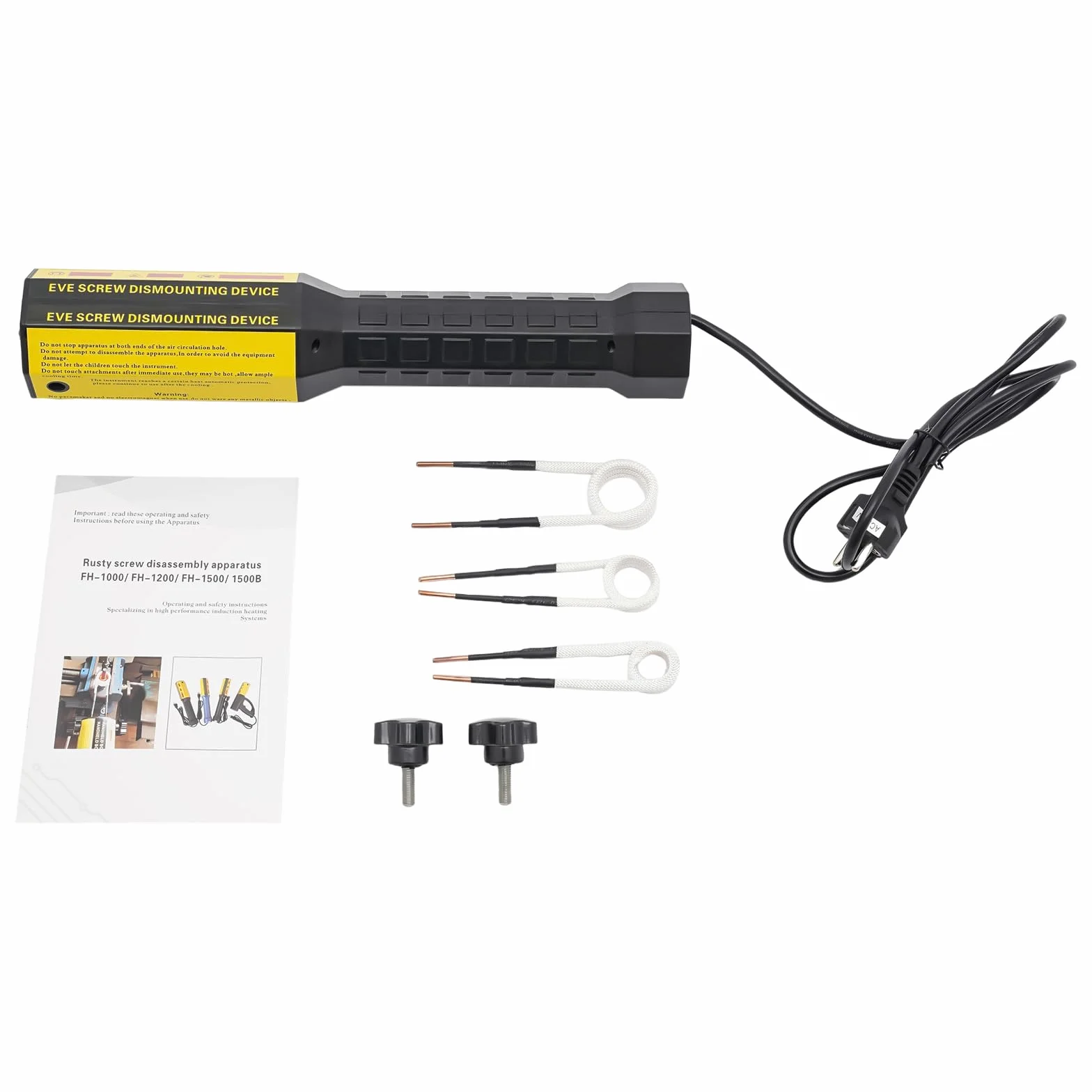 Riscaldatore a induzione magnetico 1000 W 220 V kit 3 bobine mini