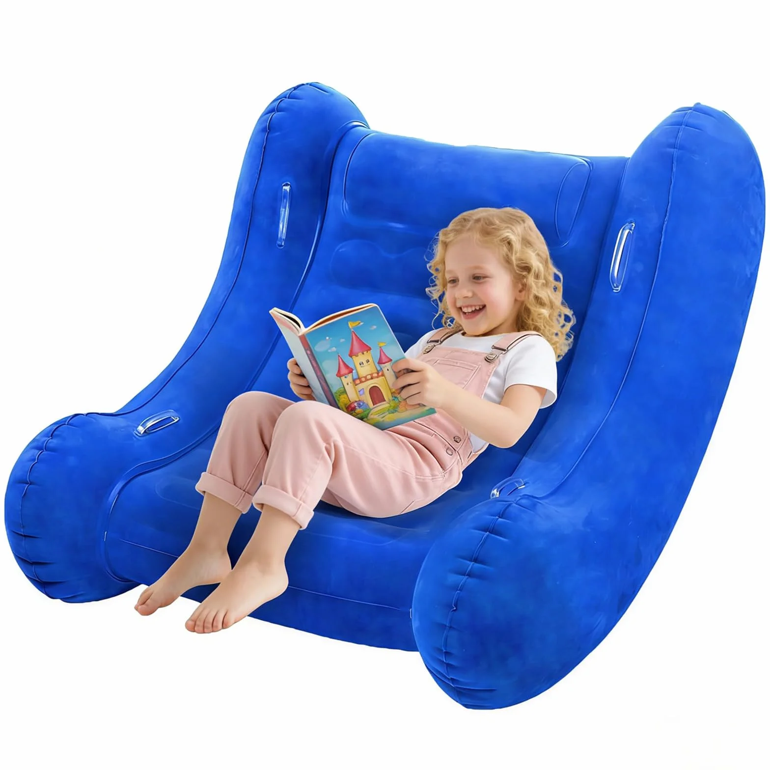 Sedia a dondolo sensoriale per bambini (blu)