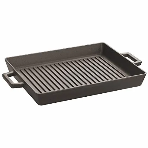 Bistecchiera Cm 26X32 Maniglie Integrate Ghisa