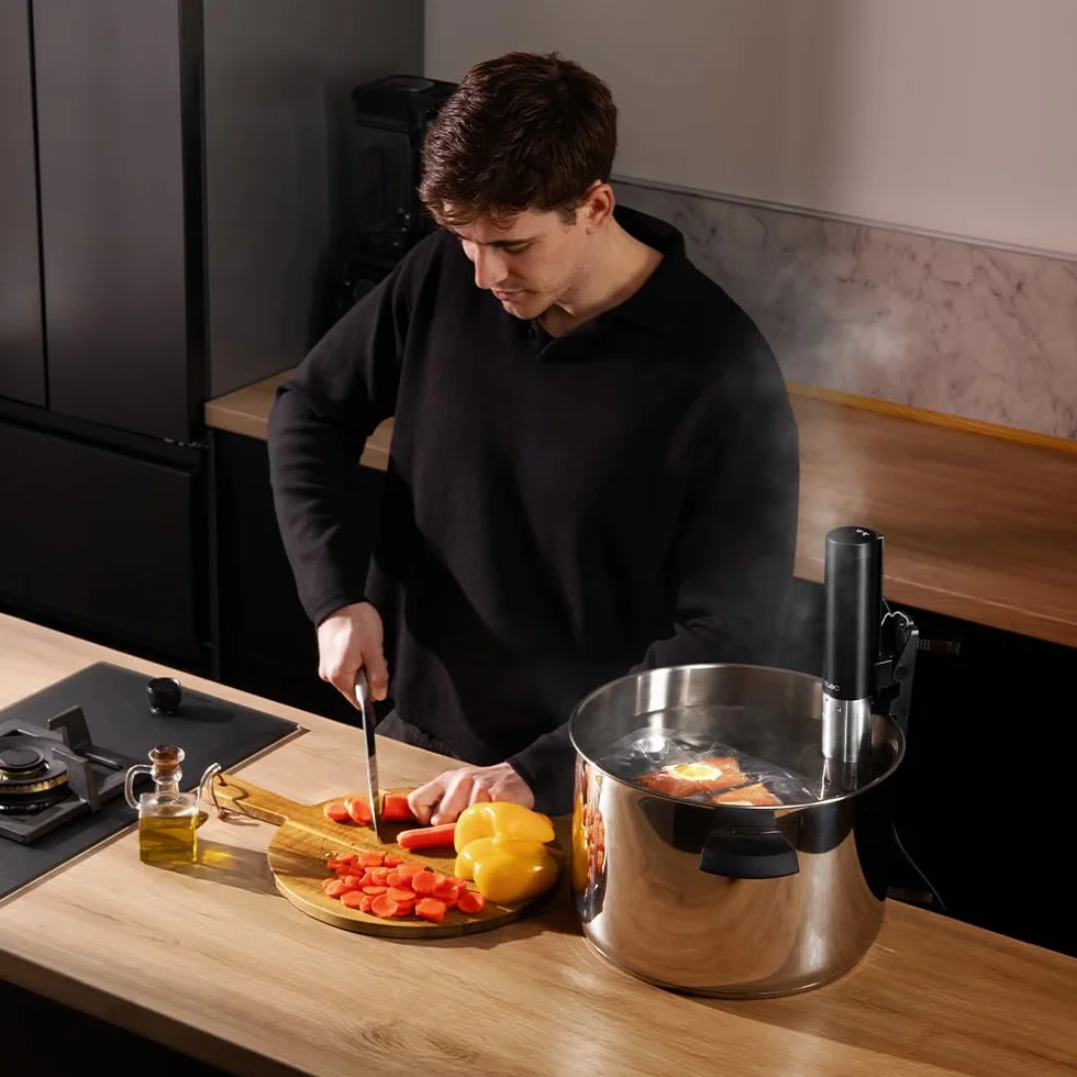 Cecotec SlowVide 1000 Connected Sous Vide 1000W 5-95°C Wi-Fi Touchscreen 15L IPX7