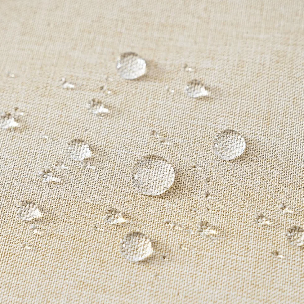 Federe Cuscini Impermeabili per Divano in Lino 30x50cm 2 Pezzi Beige