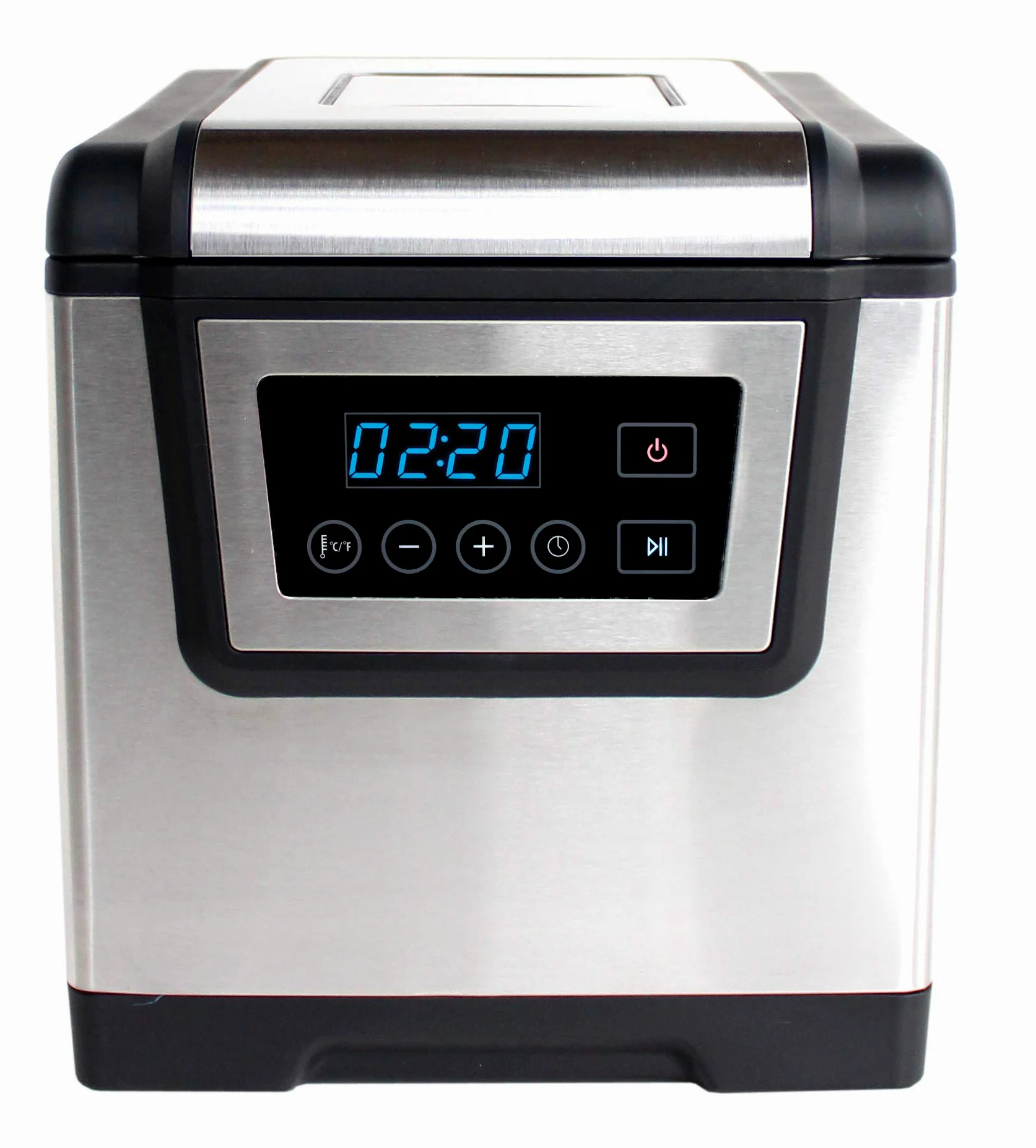 Maxxo SV06 Fornello Macchina con Sistema di Cottura Professionale Sottovuoto per Cottura Sous Vide Potenza 1200 W Volume 6 l Temperatura regolabile 25-85 C in Acciaio inossidabile