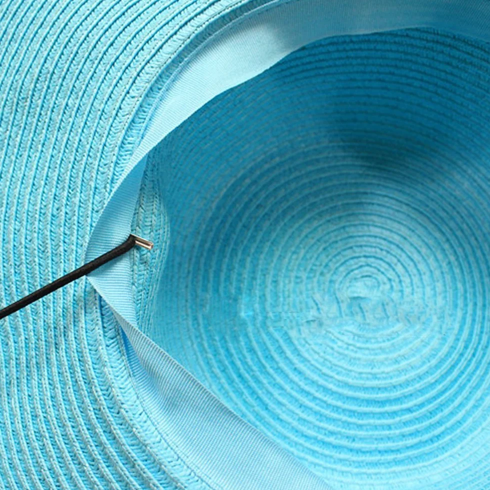 Sottogola per cappello, nero, flessibile, rimovibile, con chiusura a molla, confezione da 5