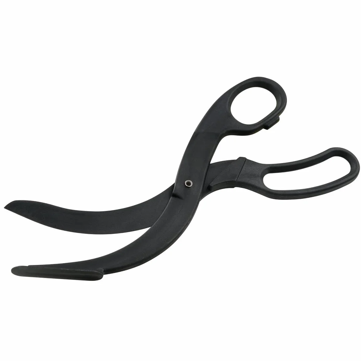 FACKELMANN 40198 Forbici per pizza, tagliapizza in plastica, Forbici per focaccia adatta a teglie e padelle antiaderenti (Colore: Nero)