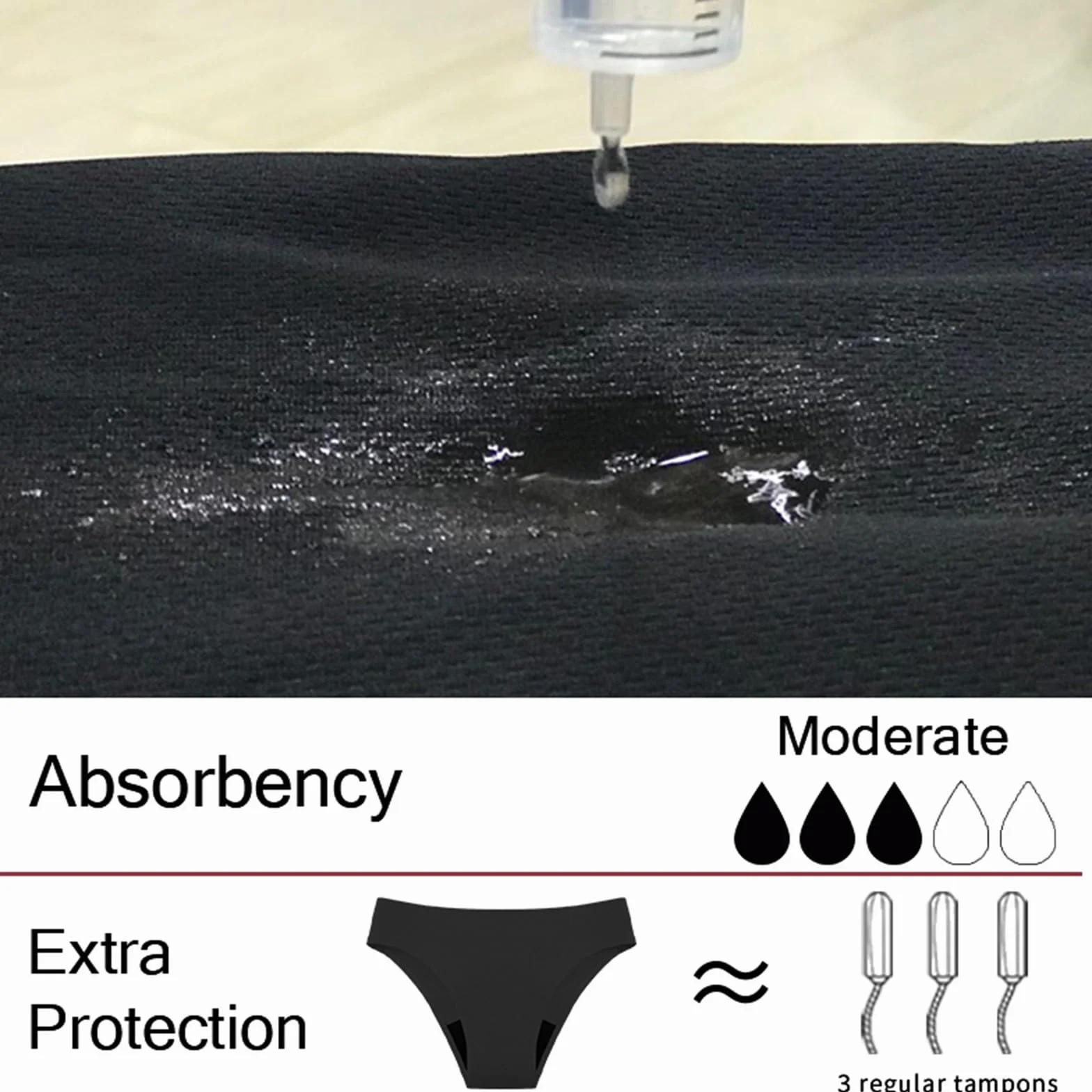 duaicnvow Costume da Bagno Mestruale per Ragazze e Adolescenti,Pantaloni da Nuoto per Il Periodo,Costumi da Bagno Donna Bikini a Vita Alta, Bikini Donna Mestruale Basic Sli,Slip del Bikini del Periodo