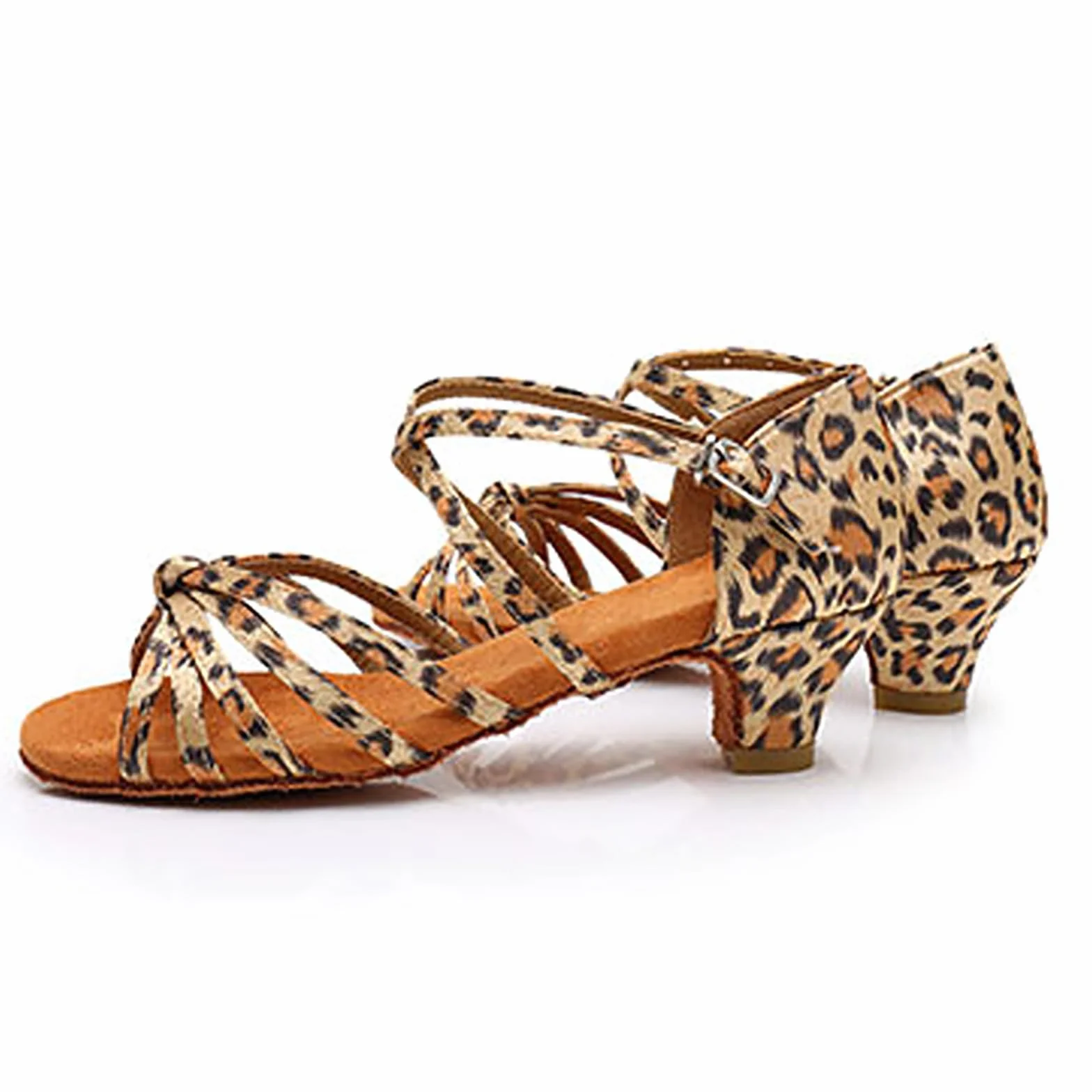 Scarpe da Ballo Latino Americano Ragazza Salsa Bambina Tacco 4cm