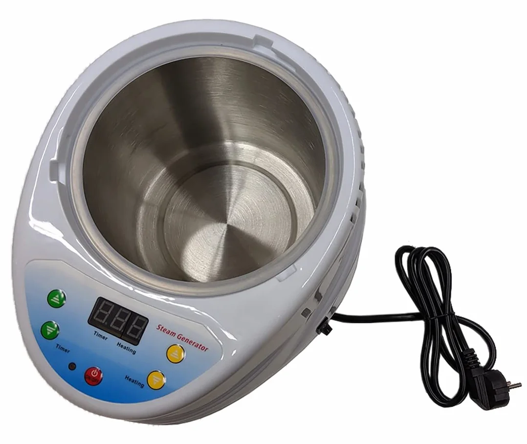 chi-enterprise Proiettore a vapore, 4 litri, vaporizzatore con controllo elettronico per la vostra sauna mobile a vapore & Co. - Portatile e salvaspazio, potenza 2000 W, 9 livelli di calore (4 litri)