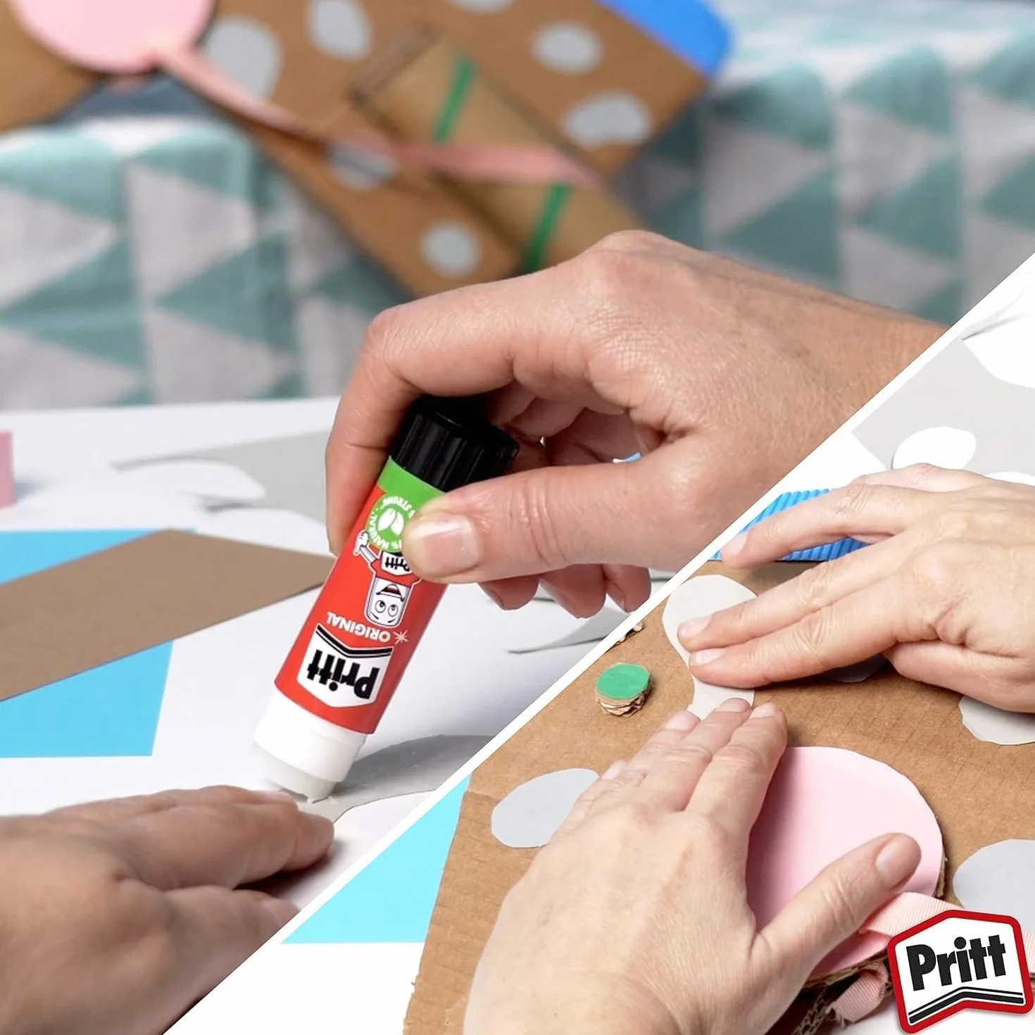 Pritt Colla Stick 12 x 22g, Adesivo per bambini e ufficio, tenuta forte