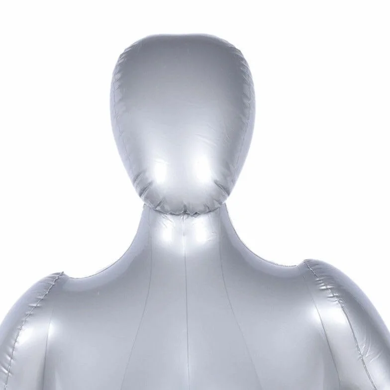 Manichino gonfiabile femminile 165 cm corpo intero busto display intimo PVC