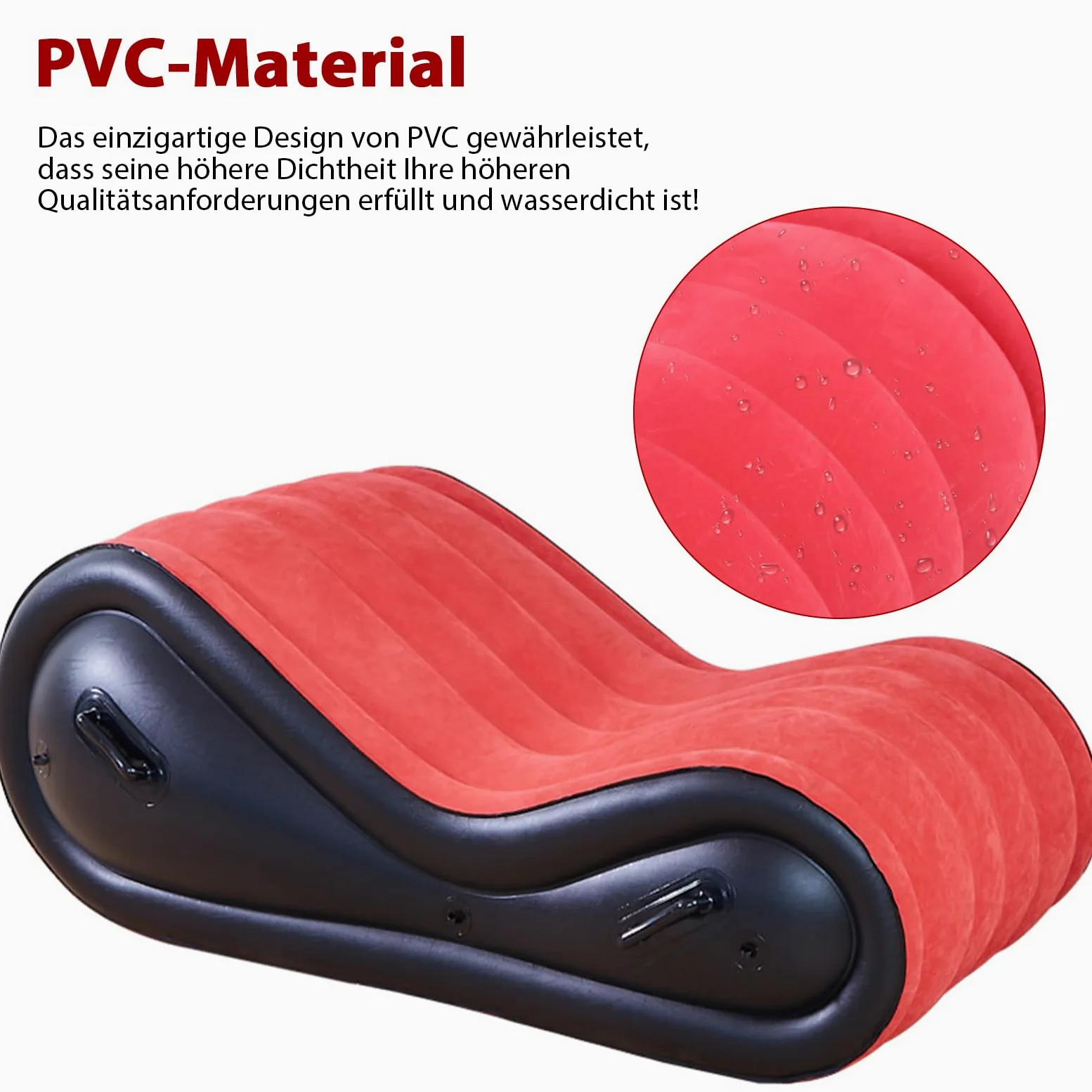 Divano gonfiabile per coppie, cuscini e rampe sexy, rampa multifunzionale con supporto lombare, manette e cavigliere, mobili per il sesso BDSM, set di giocattoli sessuali.