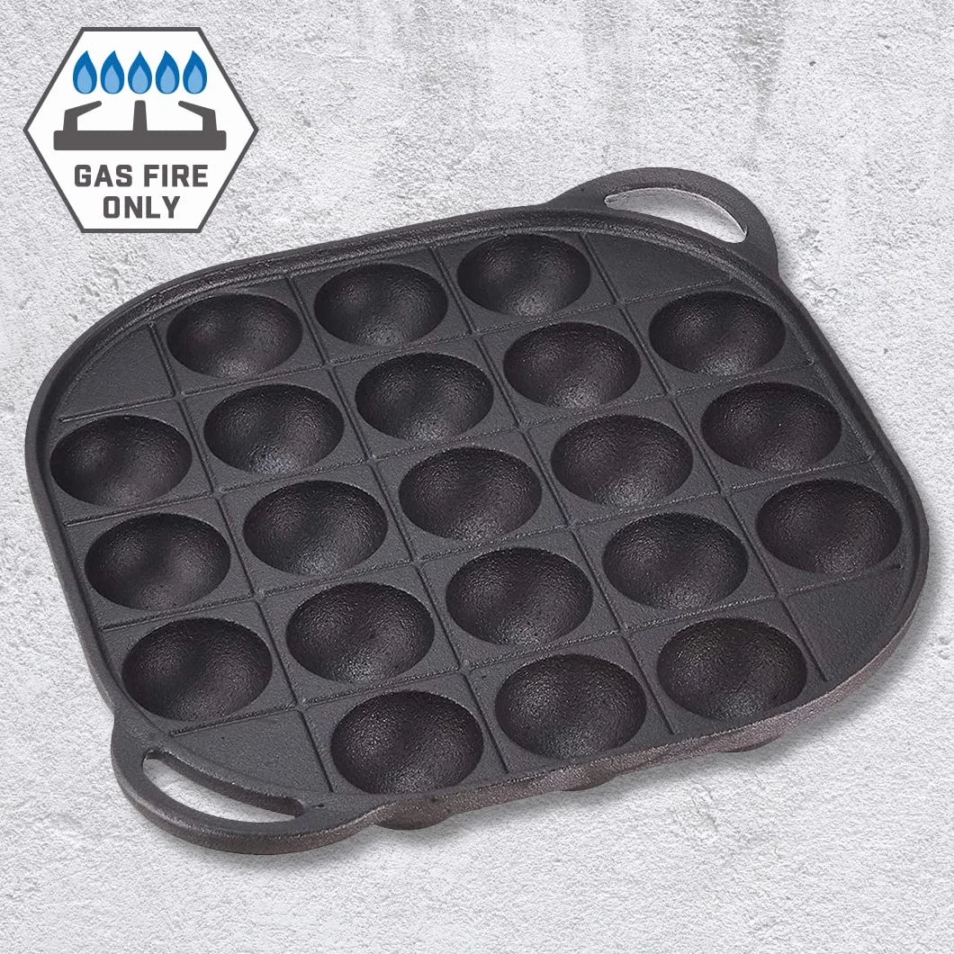 TIKUSAN Takoyaki Maker Skillet 21 stampi Piastra Giapponese