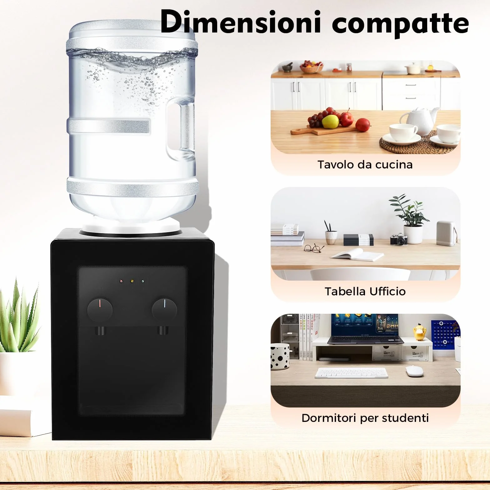 Distributore di acqua elettrico con raffreddamento e riscaldamento 85-95℃ autoportante