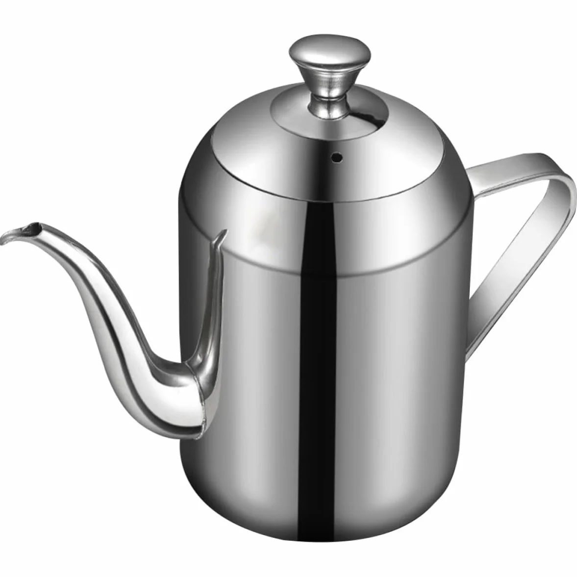 Dosatore Olio da Cucina e Coperchio Ermetico Beccuccio Antigoccia in Acciaio Inossidabile 304 Contenitore per Olio Domestico Pratico e Resistente