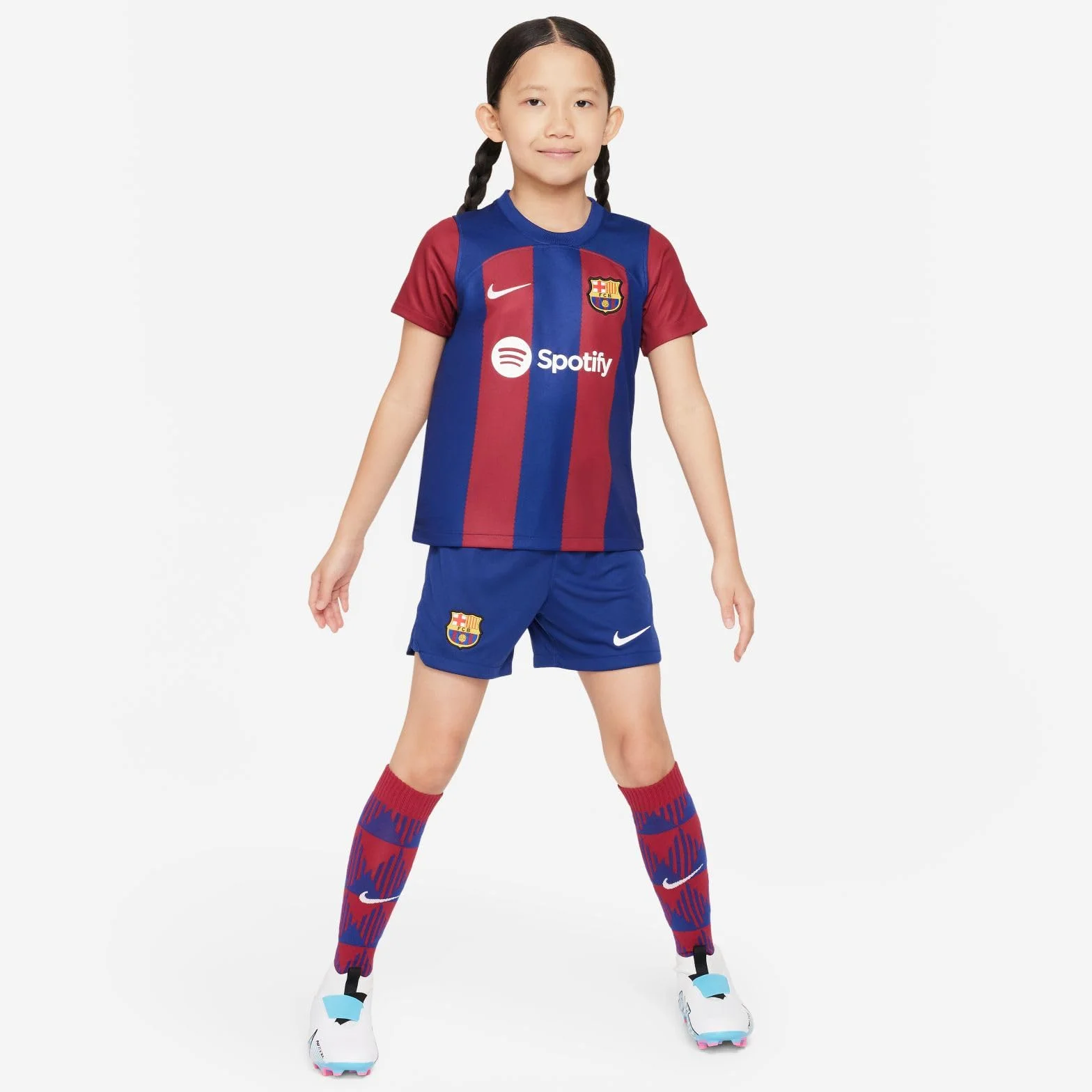 NIKE FCB LK NK DF Kit HM MiniKit Unisex - Bambini e ragazzi