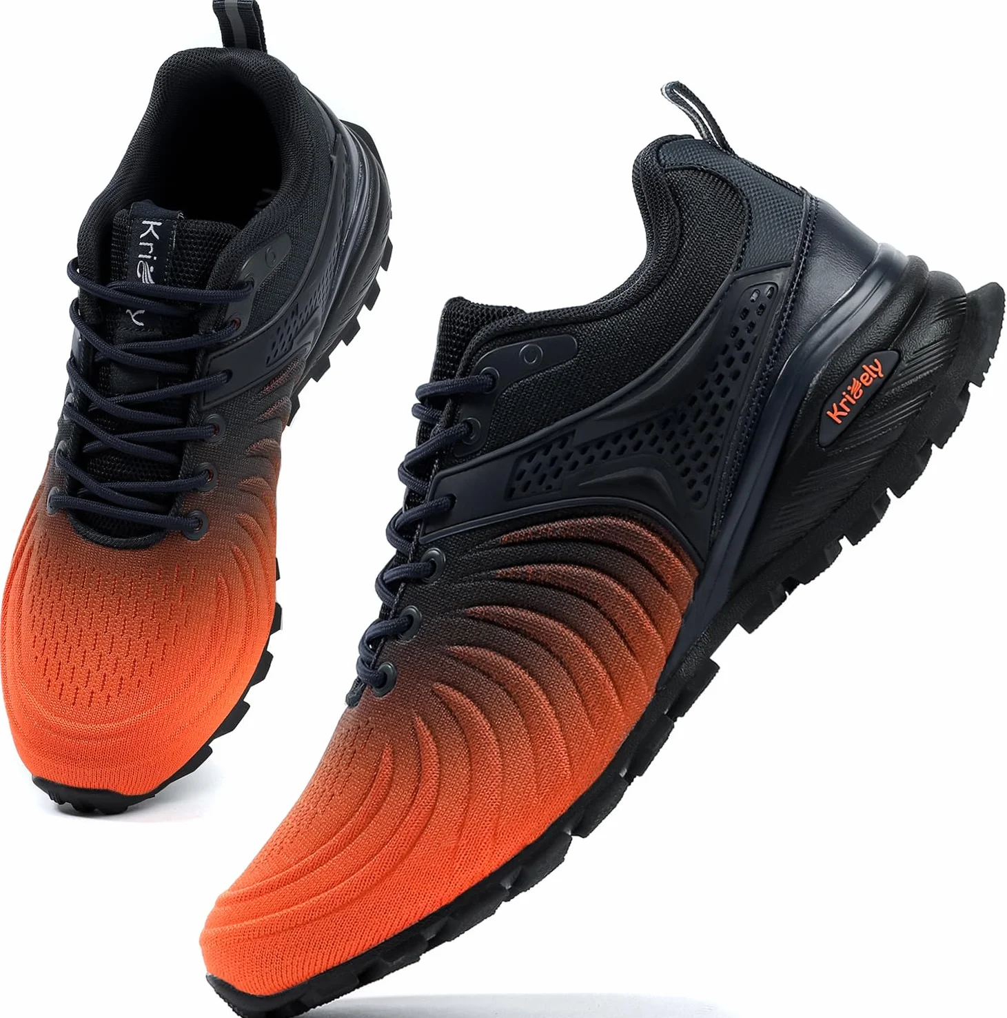 Kricely Scarpe Trail Running Uomo Trekking Escursionismo Outdoor Traspirante Fitness Running Sneakers
