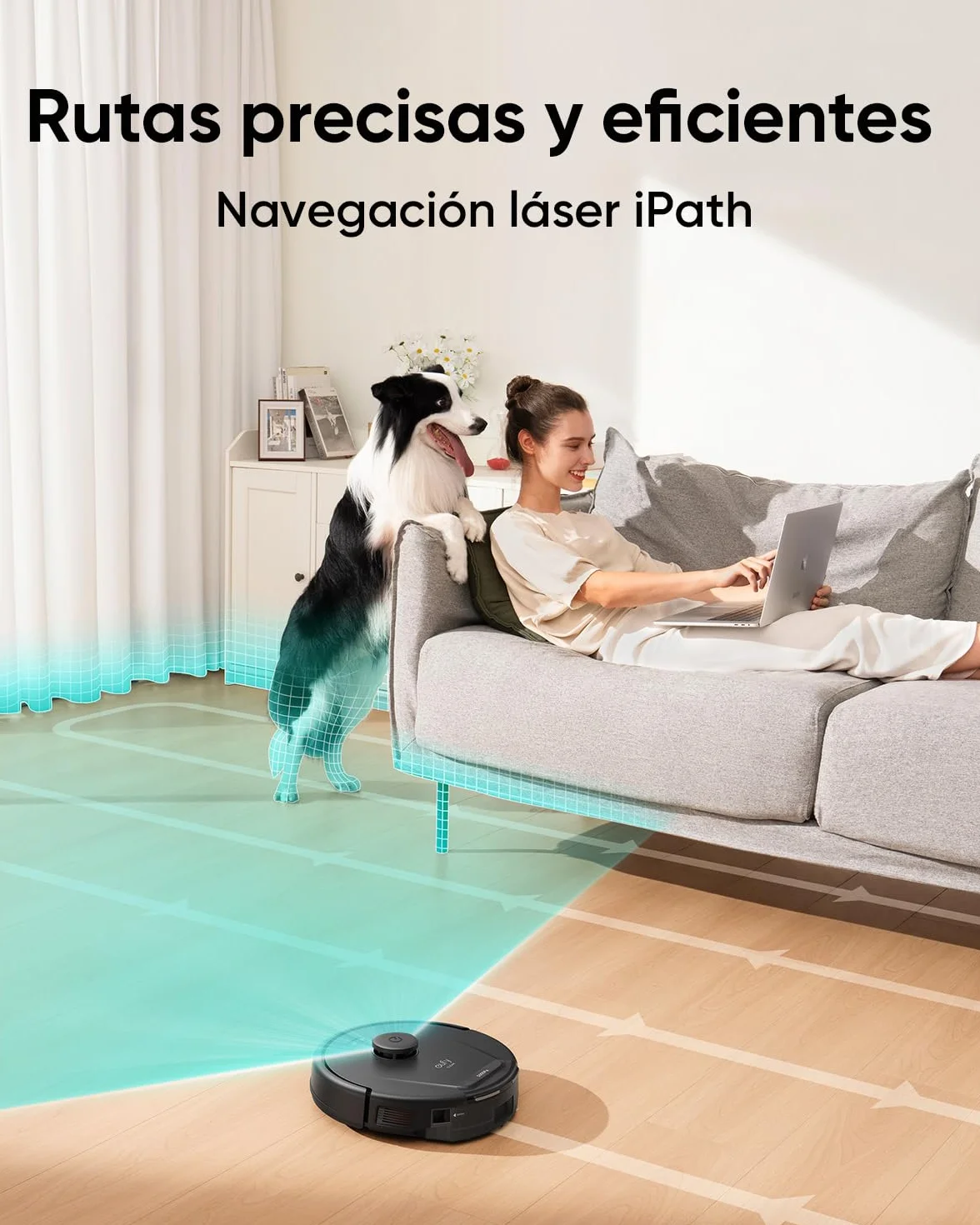 eufy L60 Robot Lavapavimenti e Aspirapolvere 5000 Pa Navigazione Laser iPath Ricondizionato