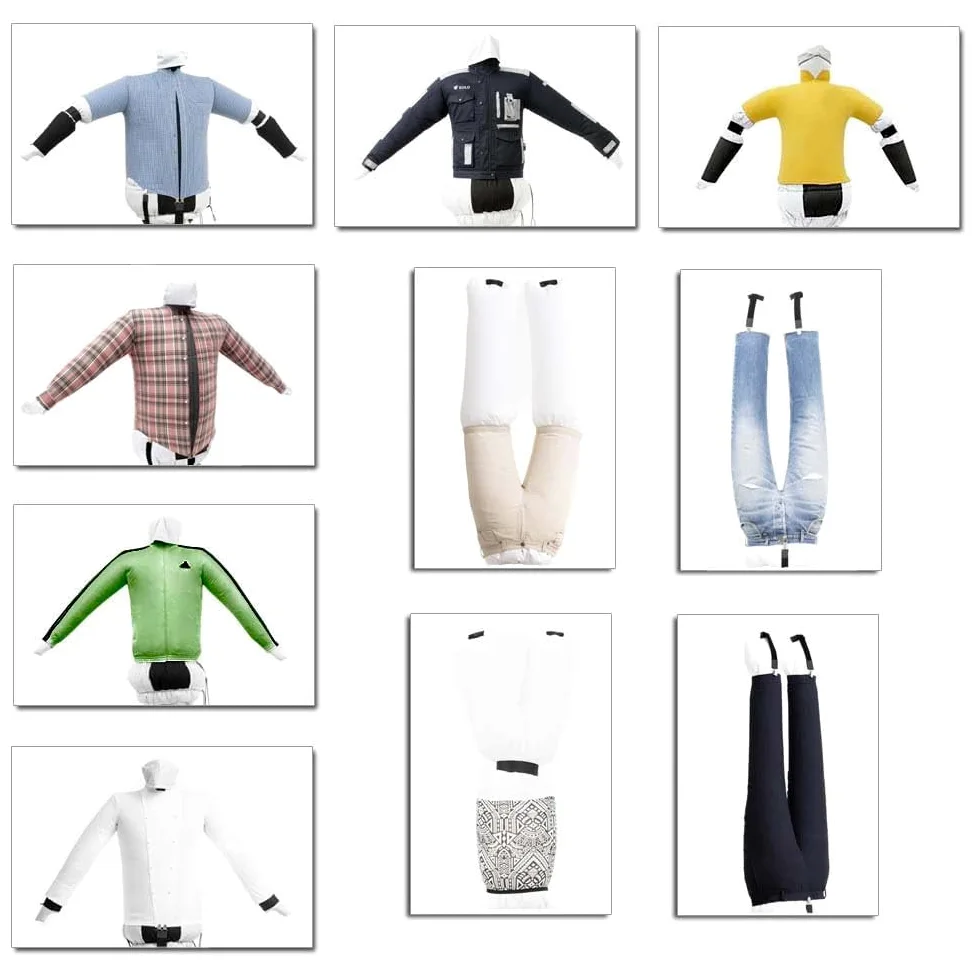 EOLO Stira Camicie Pantaloni SA04 R INOX V5 Stendiasciuga Vestiti Aria Calda Manichino Stiro Verticale Professionale Robot Gonfiabile 4 Ruote 2 Programmi Made in Italy Garanzia 5 Anni Efficienza A++