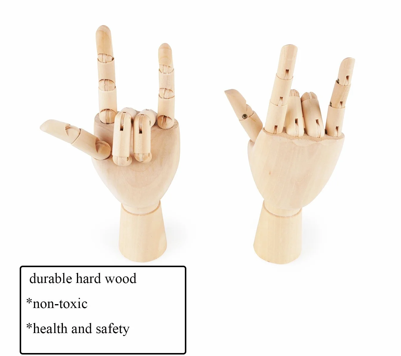 Nicwhite Manichino di Legno a Mano Snodato Articolato 10" 12" 7" per Disegnare