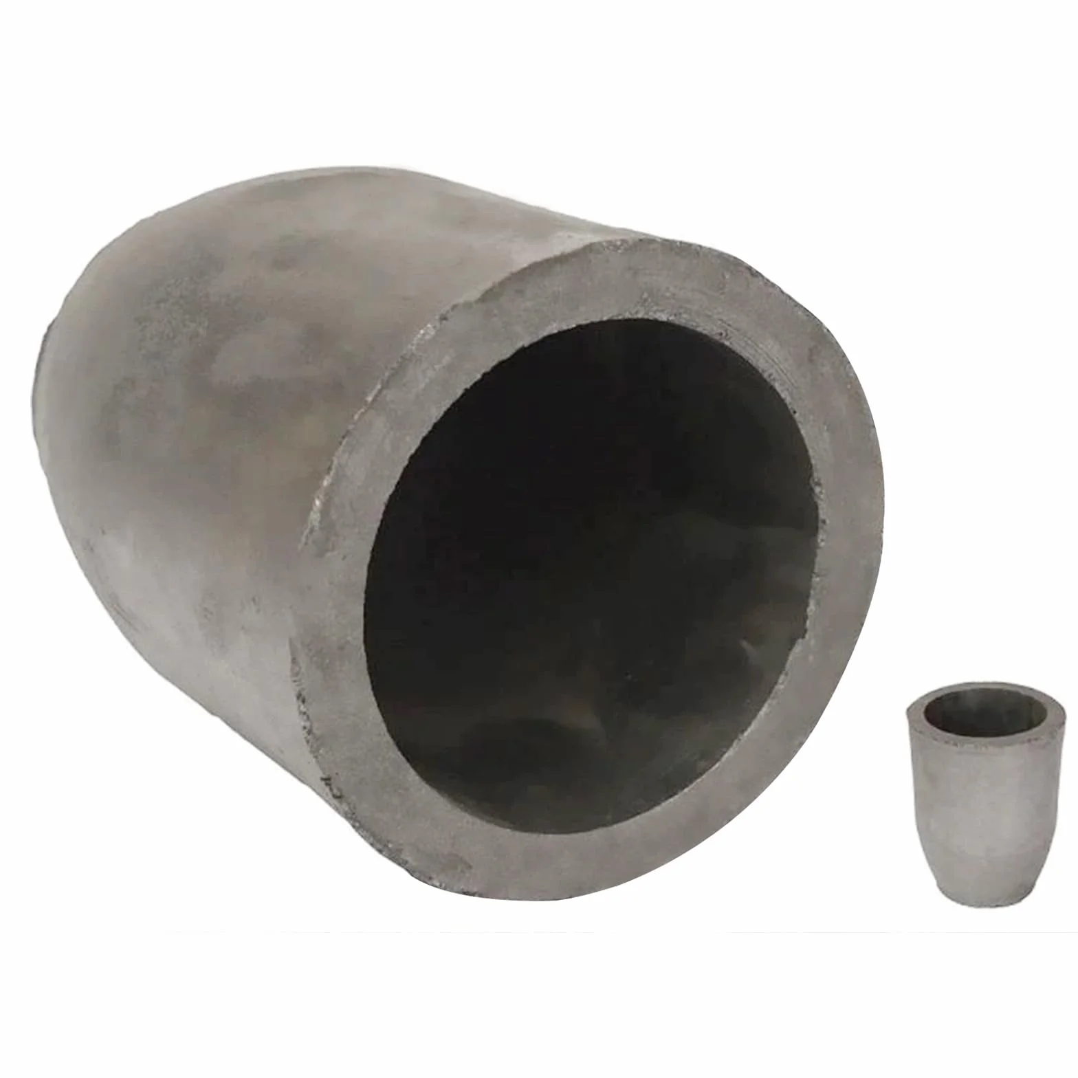 Crogiolo in argilla, carburo di silicio e grafite, crogioli per fusione di metalli, raffinazione oro, argento, rame, ottone, alluminio (#2-2 kg)