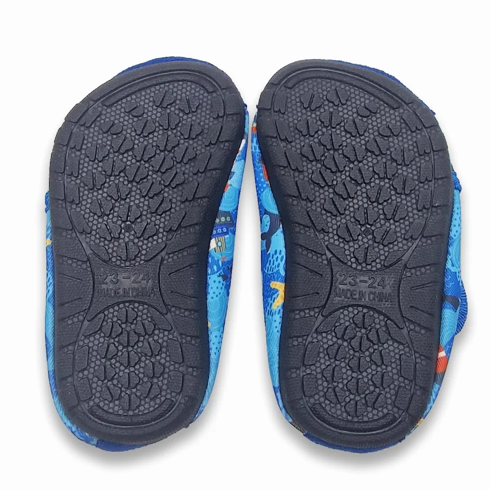 Dotty Fish Scarpe da Acqua Antiscivolo Asciugatura Rapida Suola Barefoot Gomma Flessibile Neonati Bambini