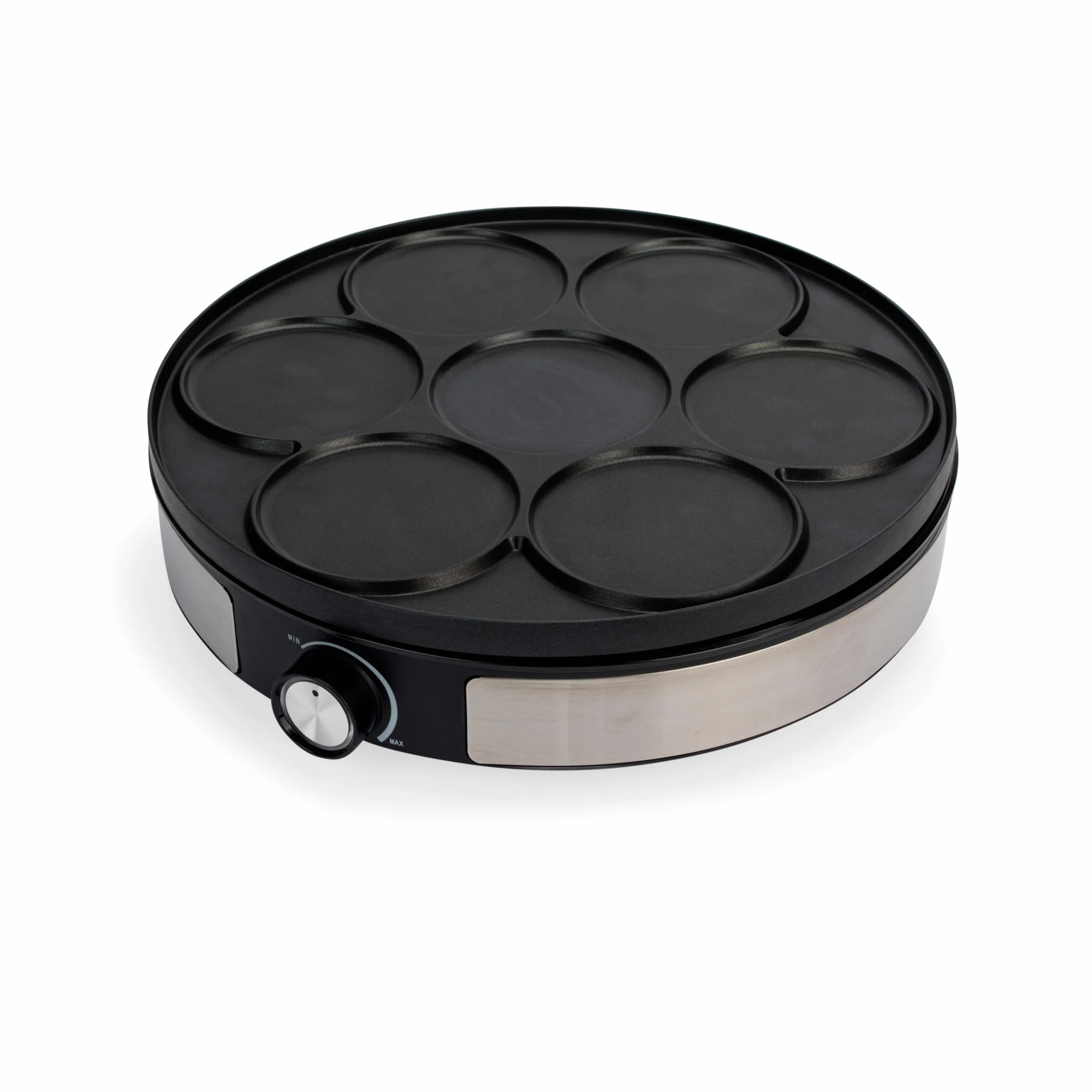 Petra Crepiera 2 in 1 Macchina per Pancake 1500W Piastra Reversibile 33 cm Antiaderente PT6225VDE