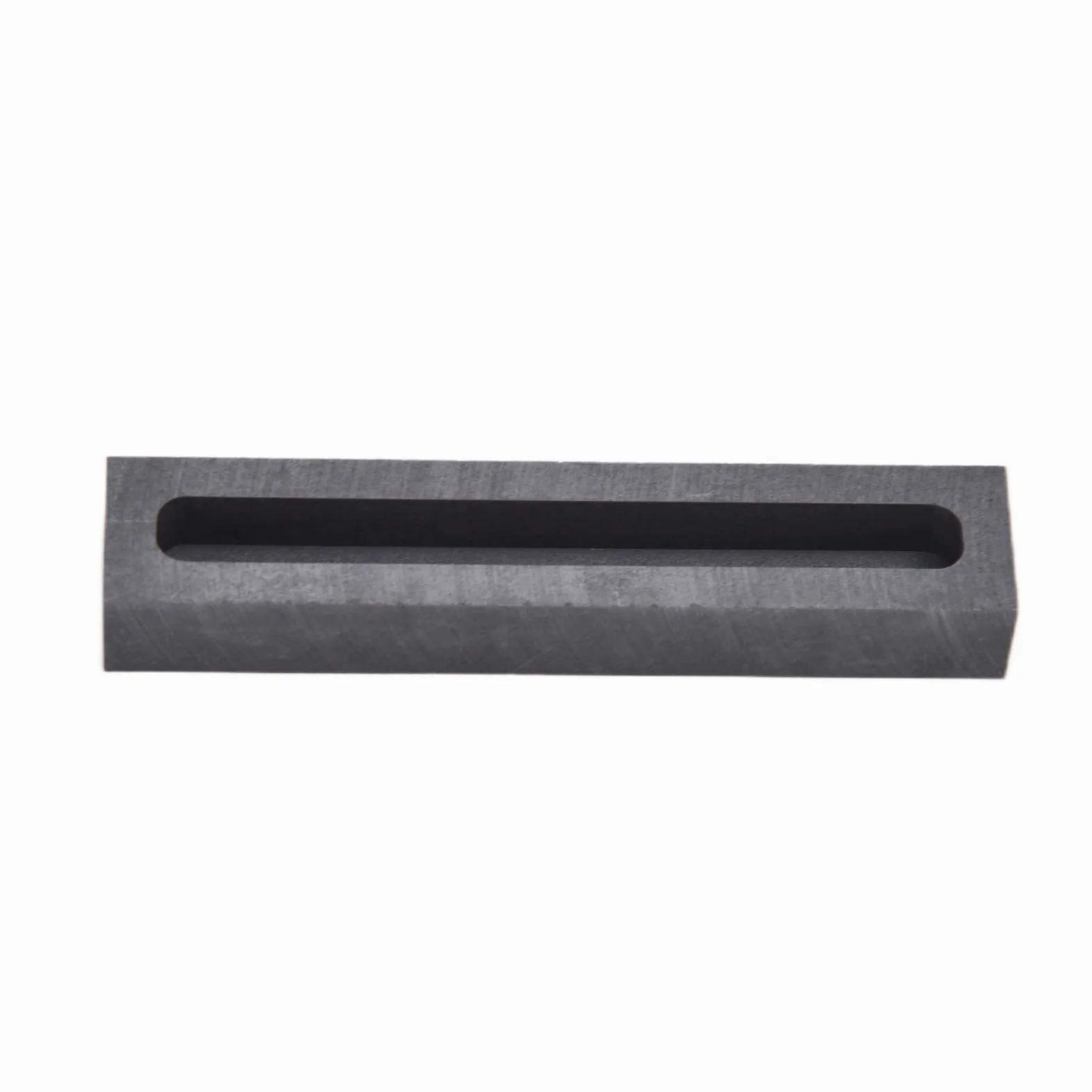Estink Stampo per Lingottiera in Grafite, Rettangolare Nero, per Fusione Metalli Non Ferrosi, Dimensioni Esterne 90x18x12mm, Interne 80x8x8mm