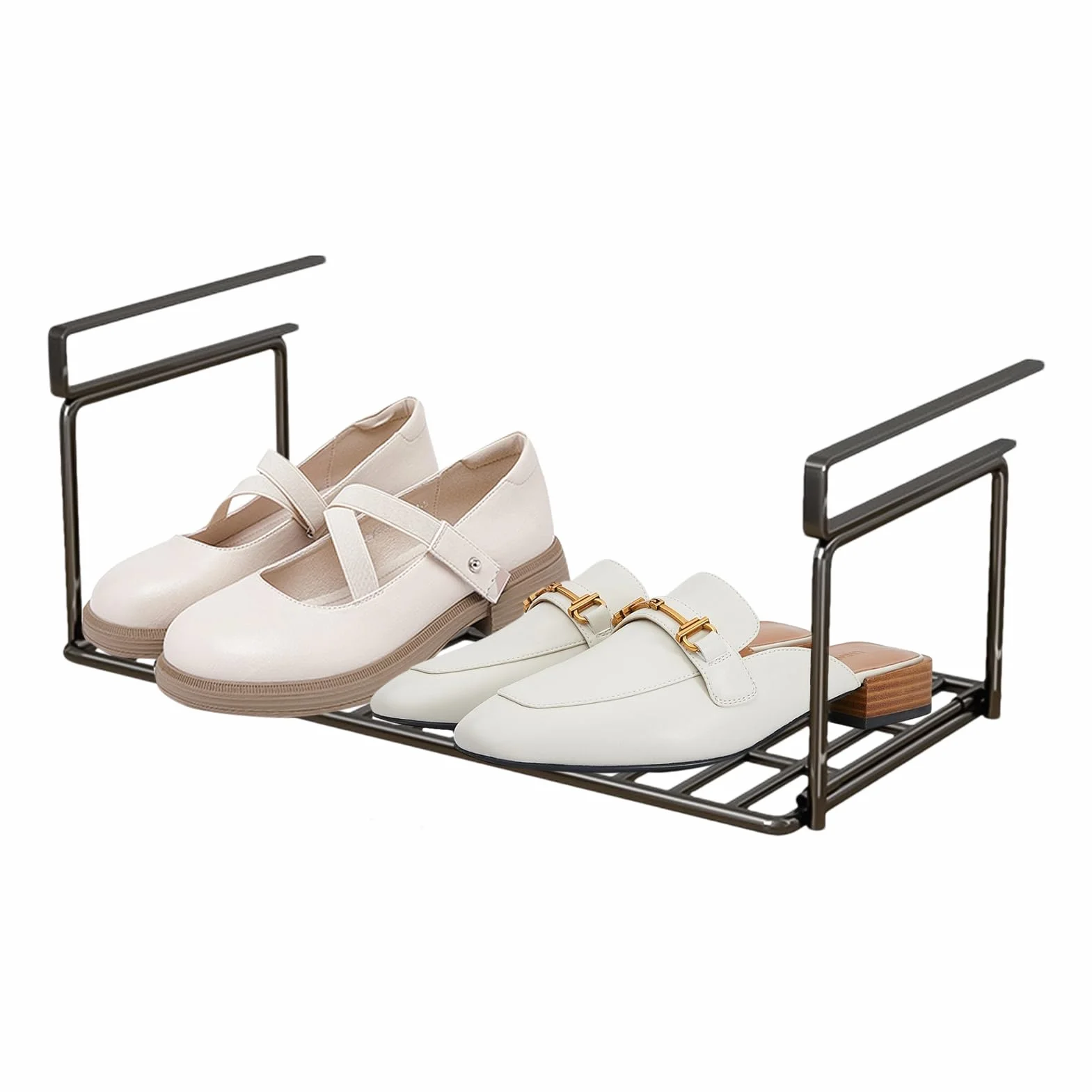 Vassoio portascarpe per scarpiera Organizer sotto lo scaffale Divisorio multiuso per scarpe