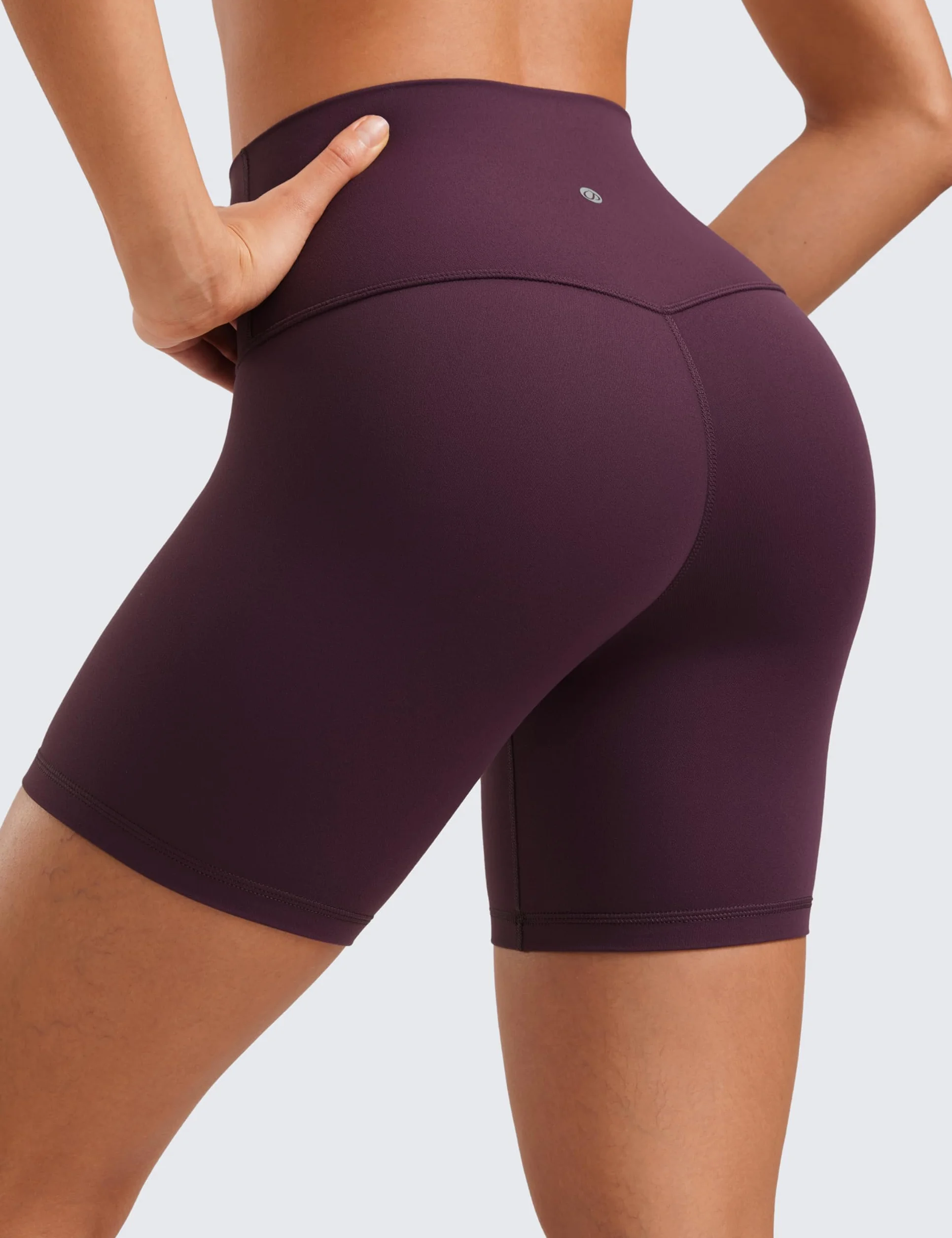 CRZ YOGA Pantaloncini Yoga Donna Butterluxe 6/10/15/20cm Leggings Ginnastica Vita Alta