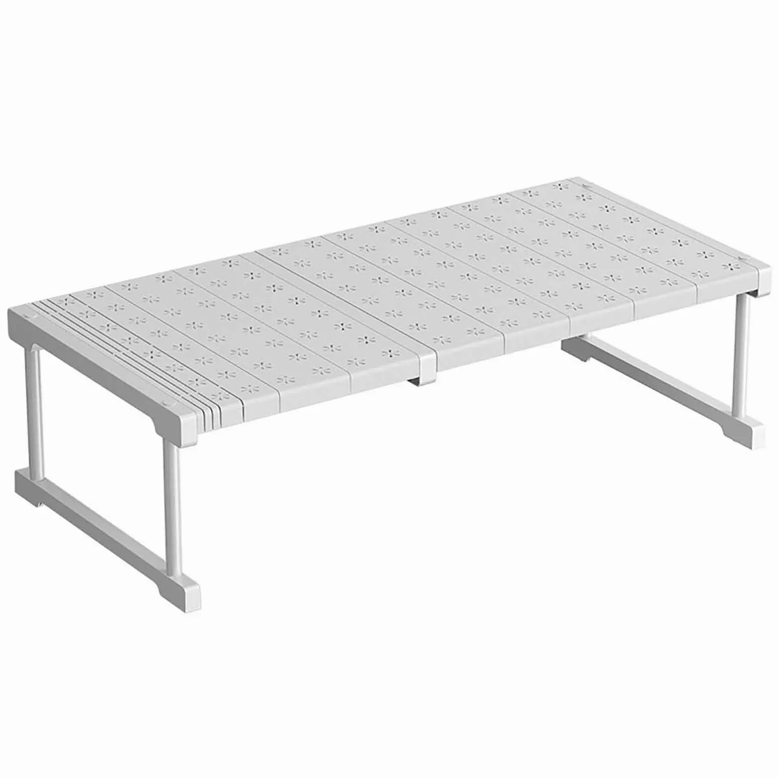 Scaffale Estensibile Generico - Ripiano Regolabile Salvaspazio - Divisori Espandibili per Cucina, Bagno, Camera