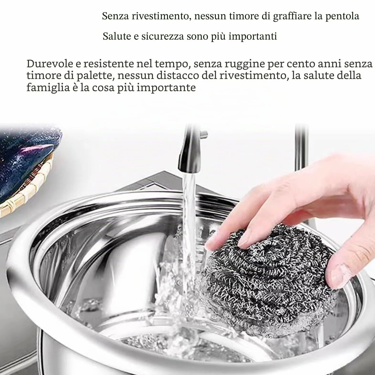 Cuociriso (2-6L) Pentola interna in acciaio inossidabile 304, isolamento intelligente, prepara riso e cibo a vapore e verdure, alimentazione 220-240V US/EU(4L)